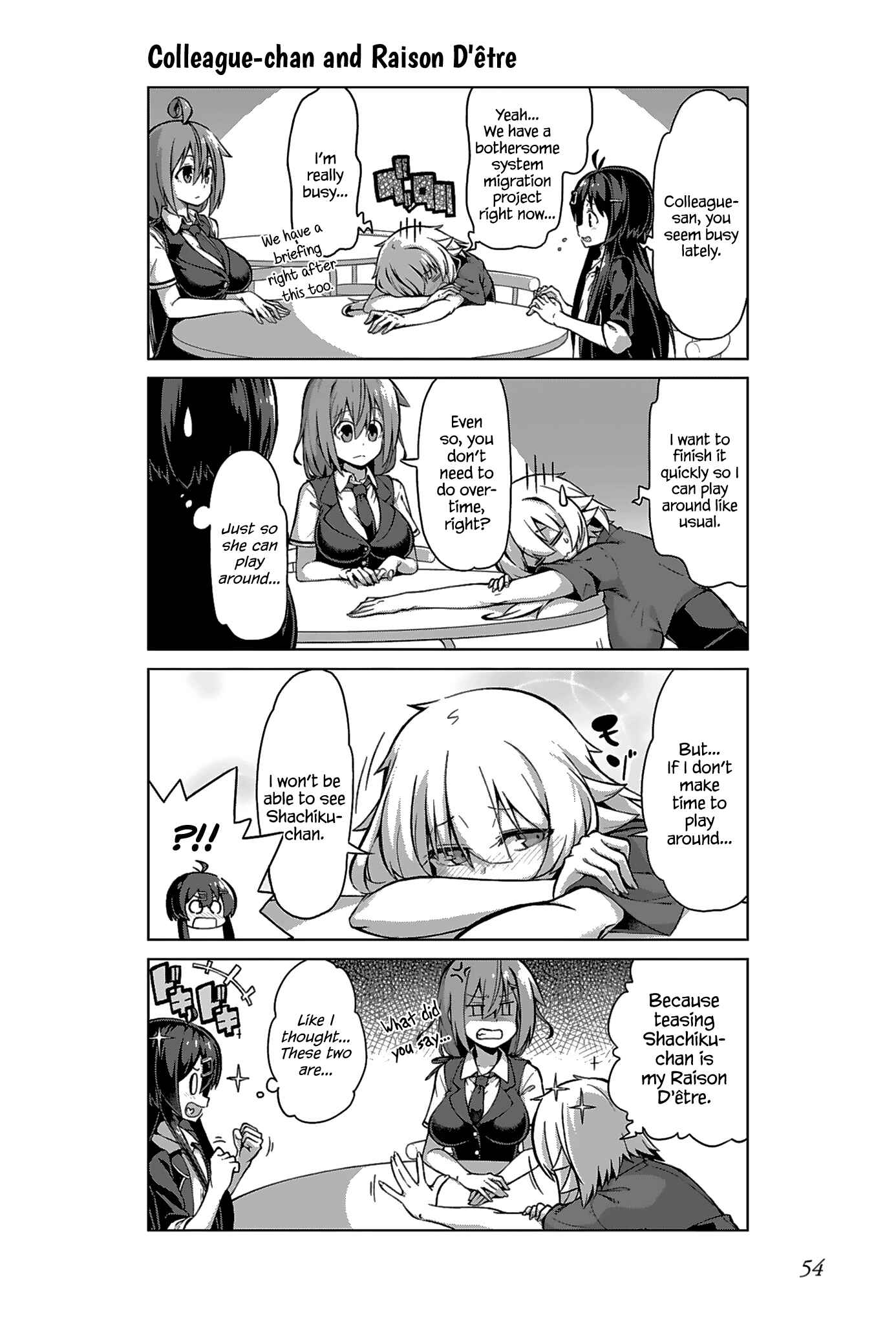 Page 4 Chapter 11 Ikinokore! Shachiku-chan