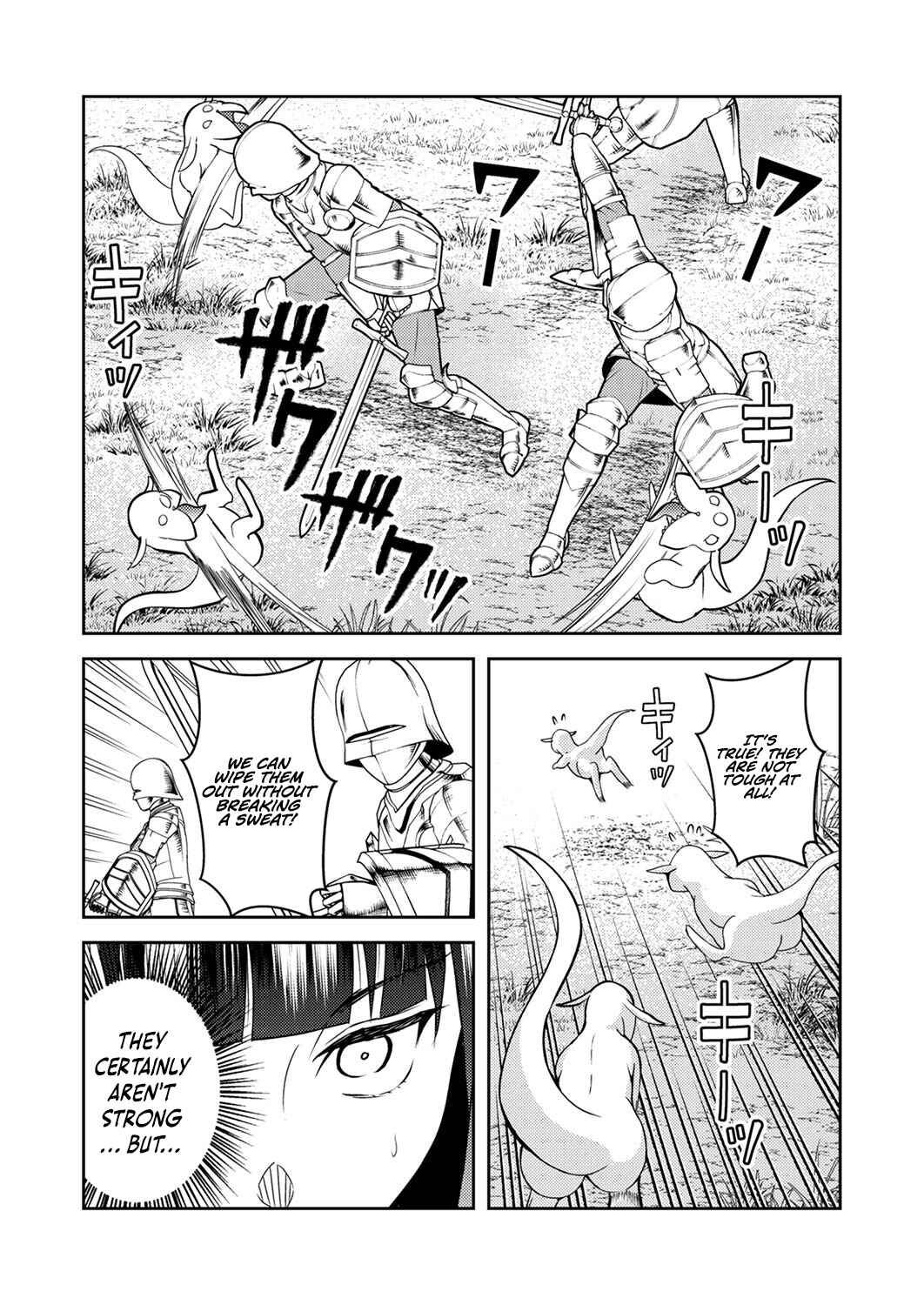 Page 14 Chapter 4 Saikyou Kizoku wa Shibou Flag wo Kutsugaesu
