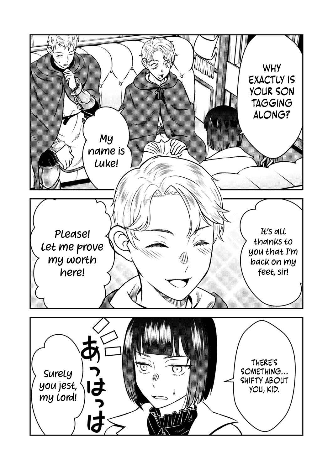 Page 14 Chapter 3 Saikyou Kizoku wa Shibou Flag wo Kutsugaesu