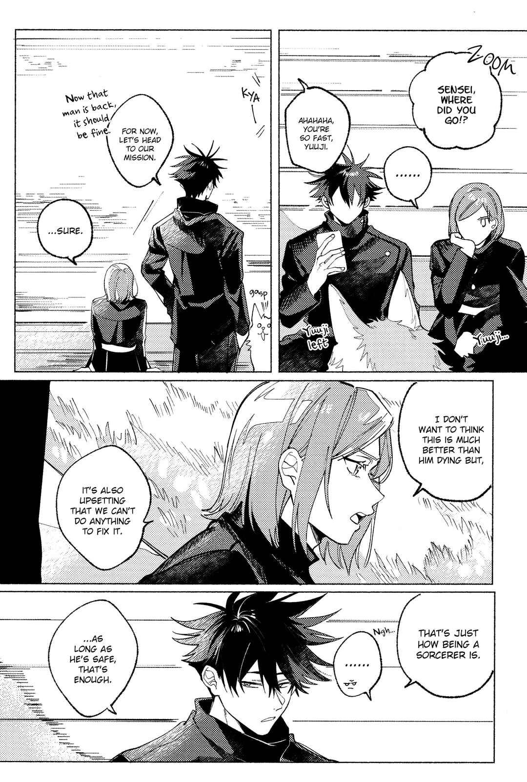 Page 17 Chapter Unknown_dba2 Jujutsu Kaisen - Tsukihi wo Hami Ai wo Shiru (Doujinshi)