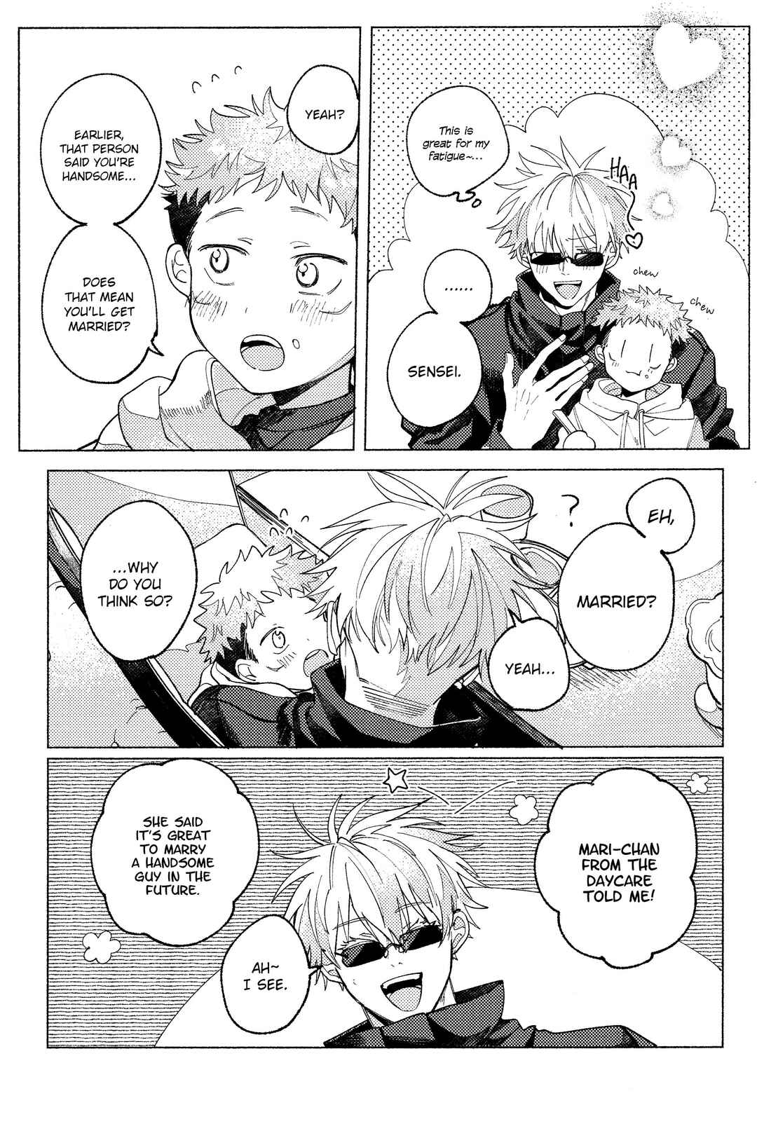 Page 33 Chapter Unknown_dba2 Jujutsu Kaisen - Tsukihi wo Hami Ai wo Shiru (Doujinshi)