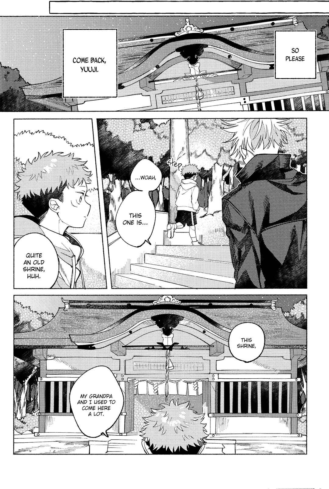 Page 40 Chapter Unknown_dba2 Jujutsu Kaisen - Tsukihi wo Hami Ai wo Shiru (Doujinshi)