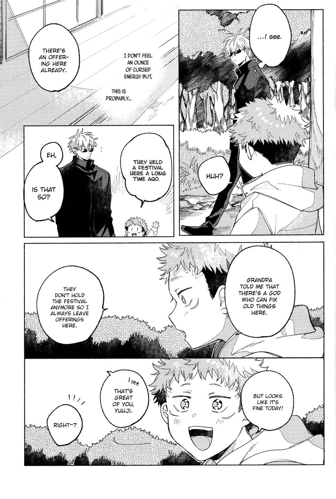 Page 41 Chapter Unknown_dba2 Jujutsu Kaisen - Tsukihi wo Hami Ai wo Shiru (Doujinshi)