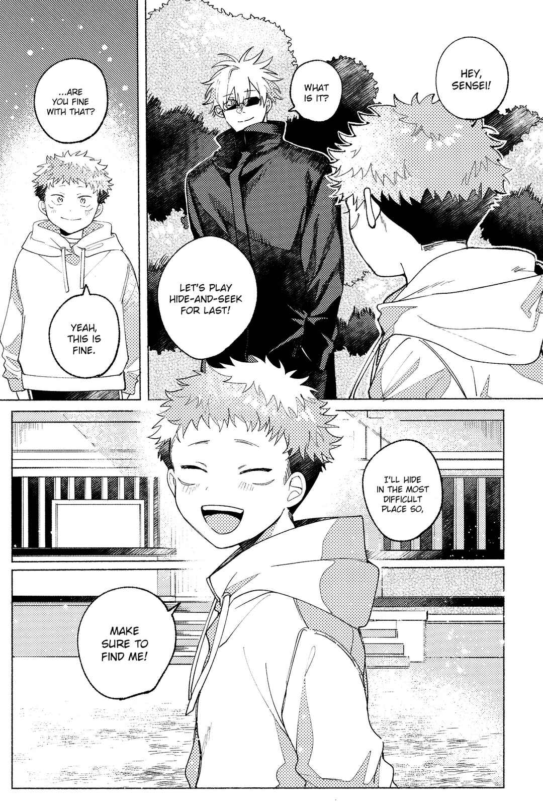 Page 42 Chapter Unknown_dba2 Jujutsu Kaisen - Tsukihi wo Hami Ai wo Shiru (Doujinshi)