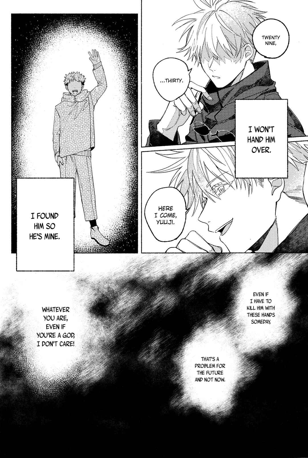 Page 44 Chapter Unknown_dba2 Jujutsu Kaisen - Tsukihi wo Hami Ai wo Shiru (Doujinshi)