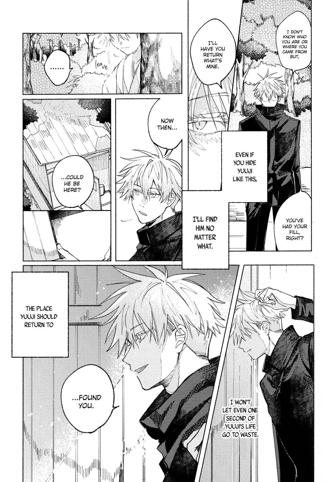 Page 45 Chapter Unknown_dba2 Jujutsu Kaisen - Tsukihi wo Hami Ai wo Shiru (Doujinshi)