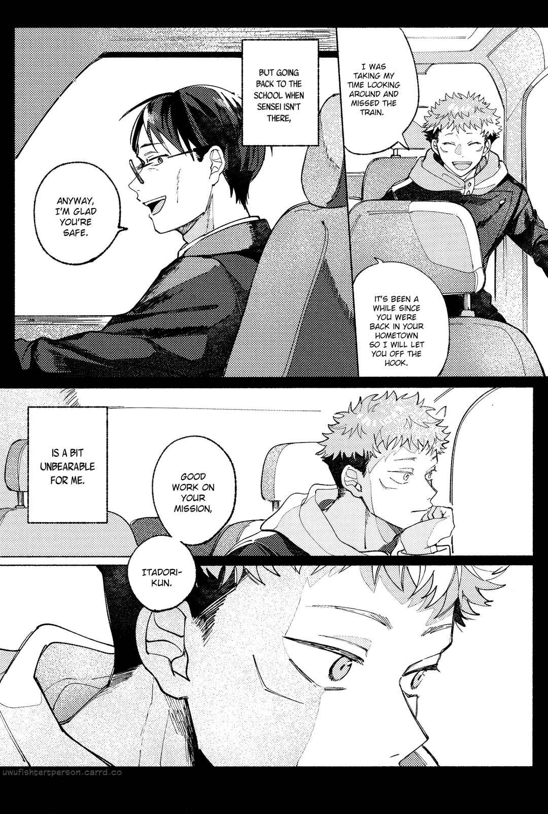 Page 5 Chapter Unknown_dba2 Jujutsu Kaisen - Tsukihi wo Hami Ai wo Shiru (Doujinshi)