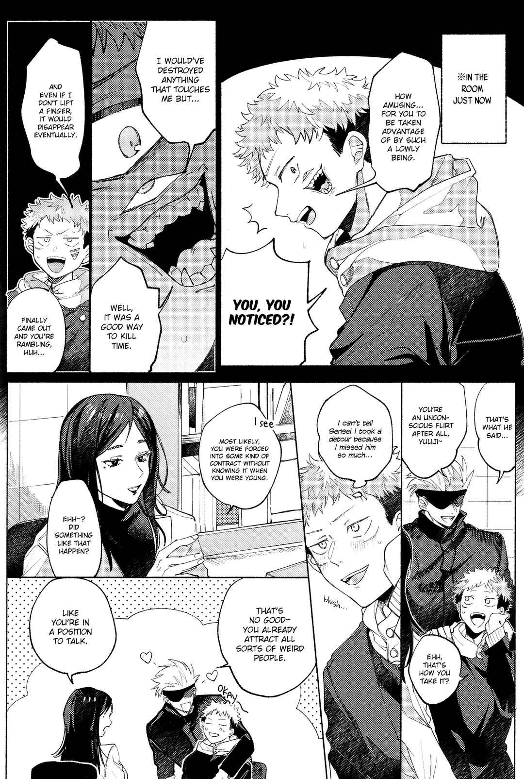 Page 50 Chapter Unknown_dba2 Jujutsu Kaisen - Tsukihi wo Hami Ai wo Shiru (Doujinshi)