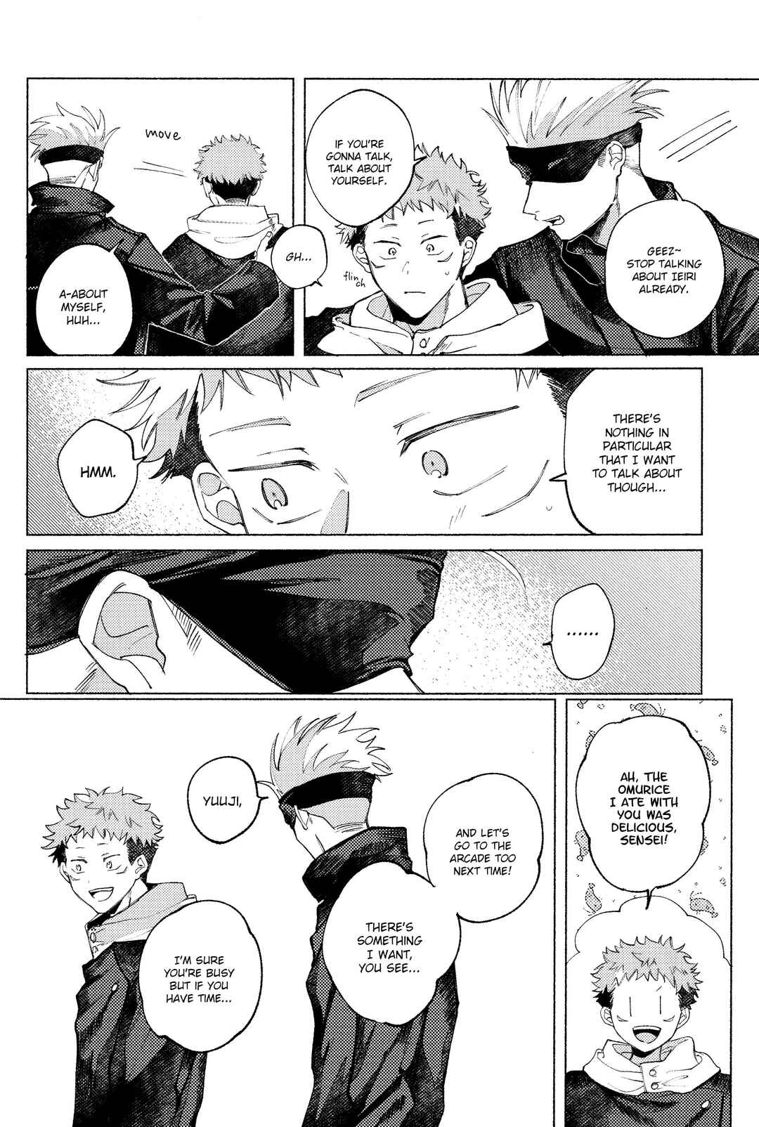 Page 54 Chapter Unknown_dba2 Jujutsu Kaisen - Tsukihi wo Hami Ai wo Shiru (Doujinshi)