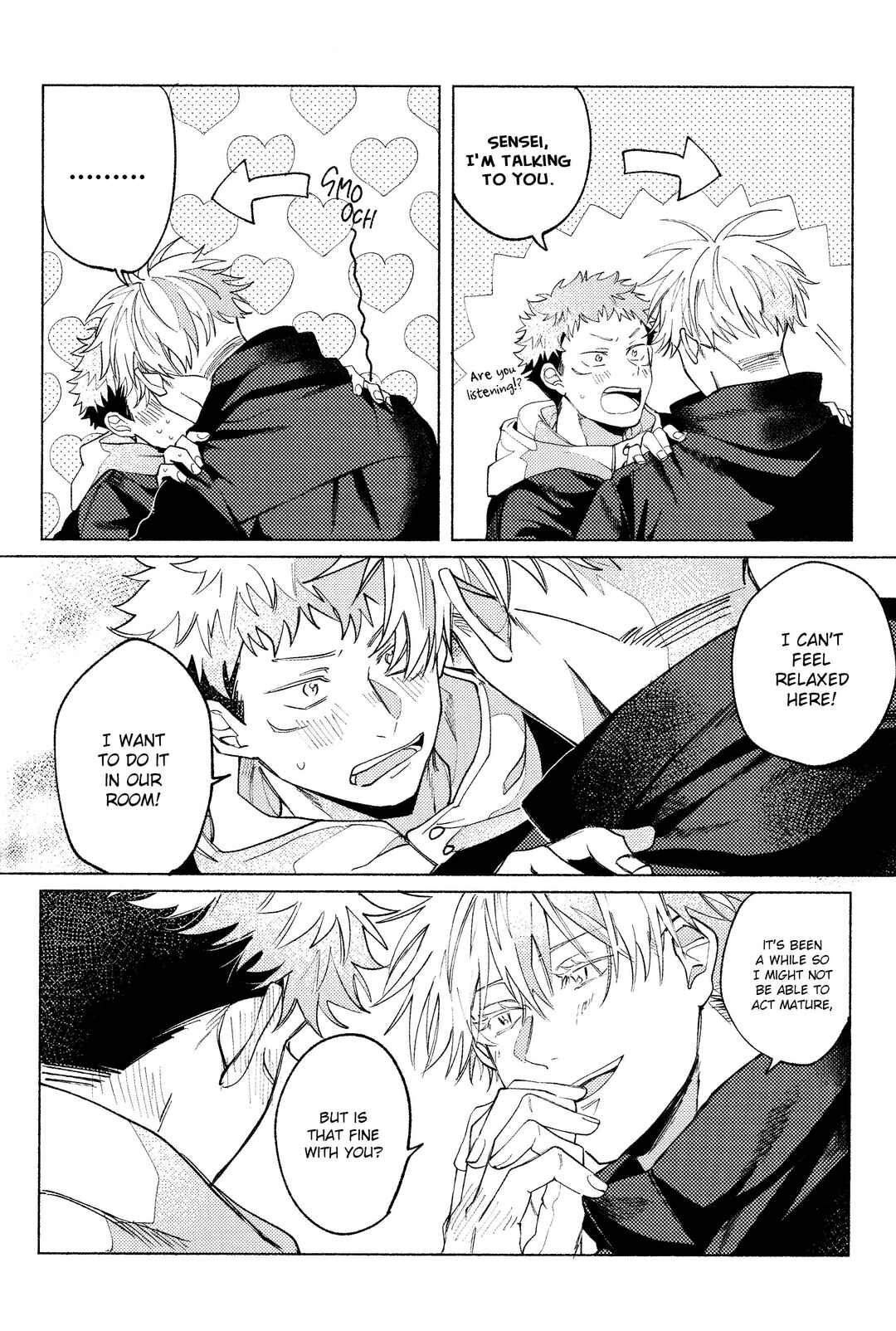 Page 62 Chapter Unknown_dba2 Jujutsu Kaisen - Tsukihi wo Hami Ai wo Shiru (Doujinshi)