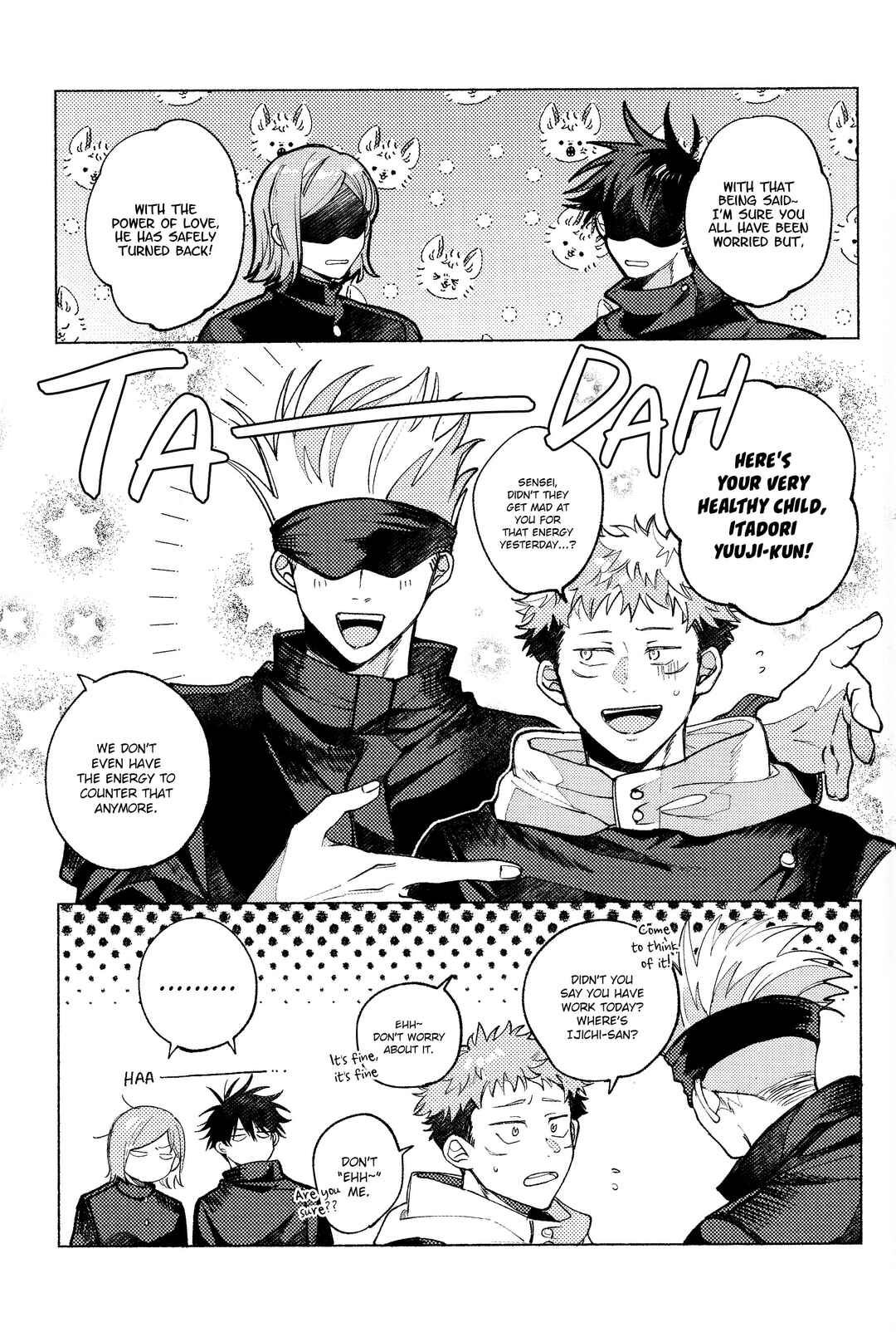 Page 69 Chapter Unknown_dba2 Jujutsu Kaisen - Tsukihi wo Hami Ai wo Shiru (Doujinshi)
