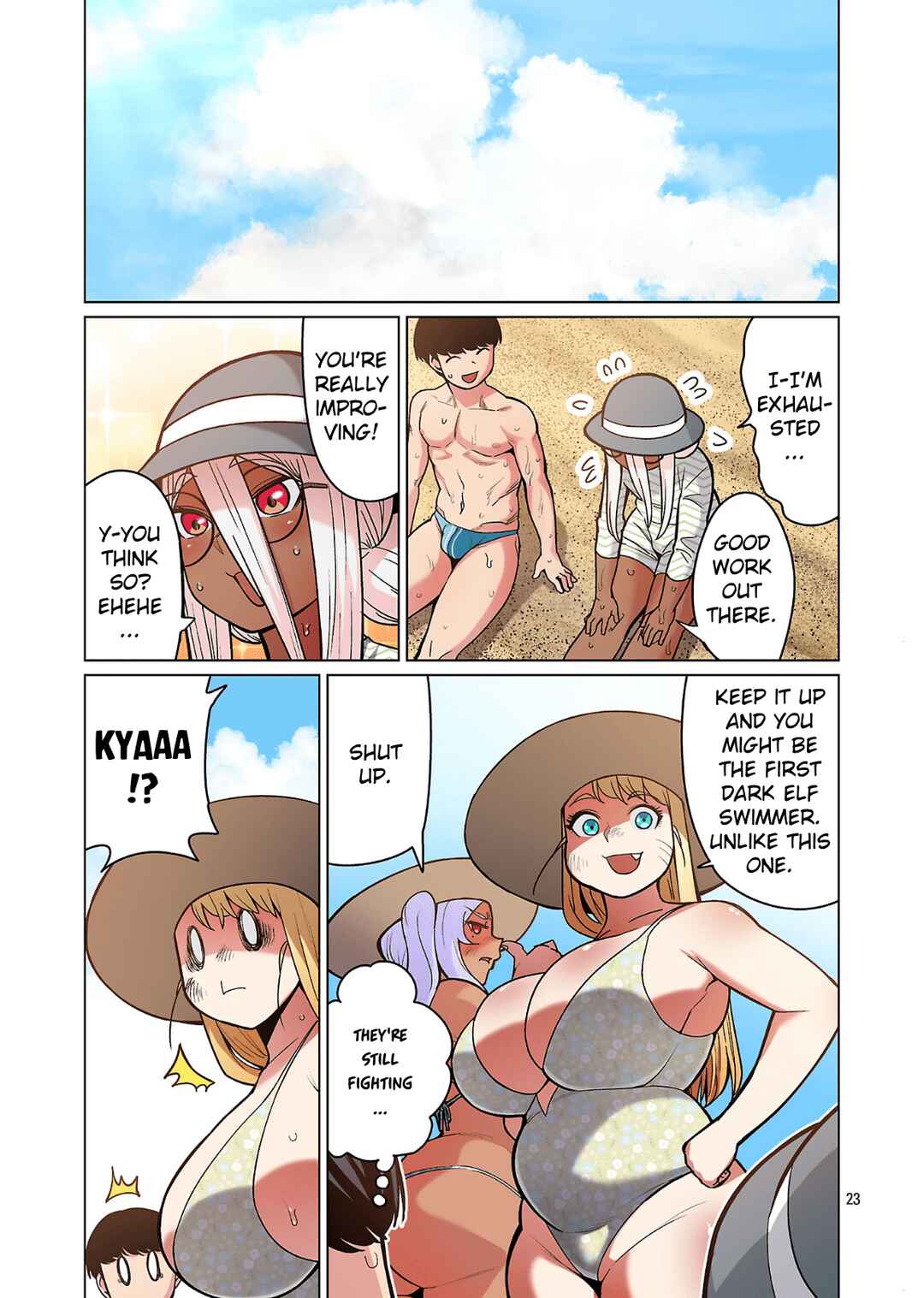 Page 24 Chapter 21 Shin Elf-san wa Yaserarenai. (Official Colored)