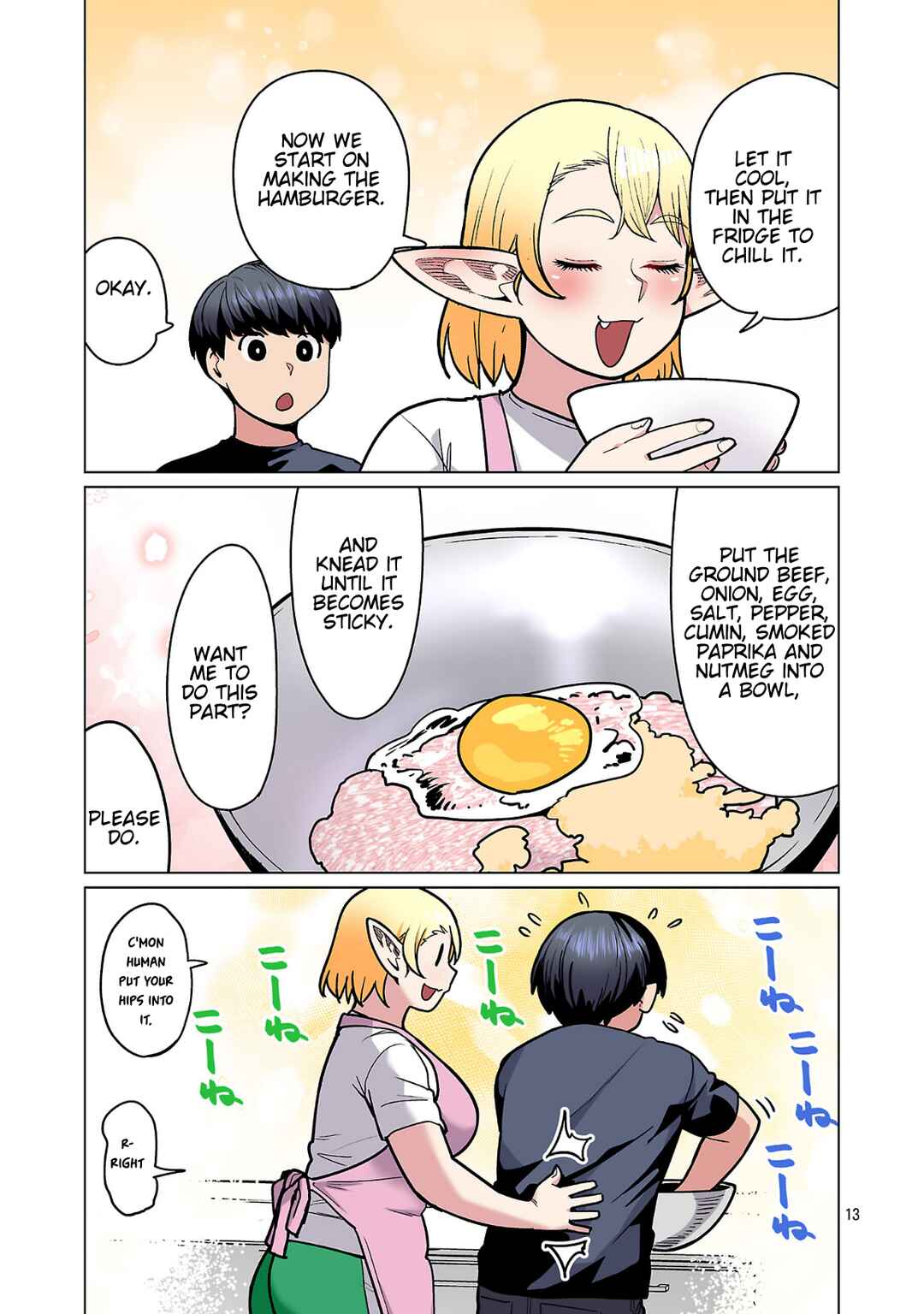 Page 14 Chapter 25 Shin Elf-san wa Yaserarenai. (Official Colored)