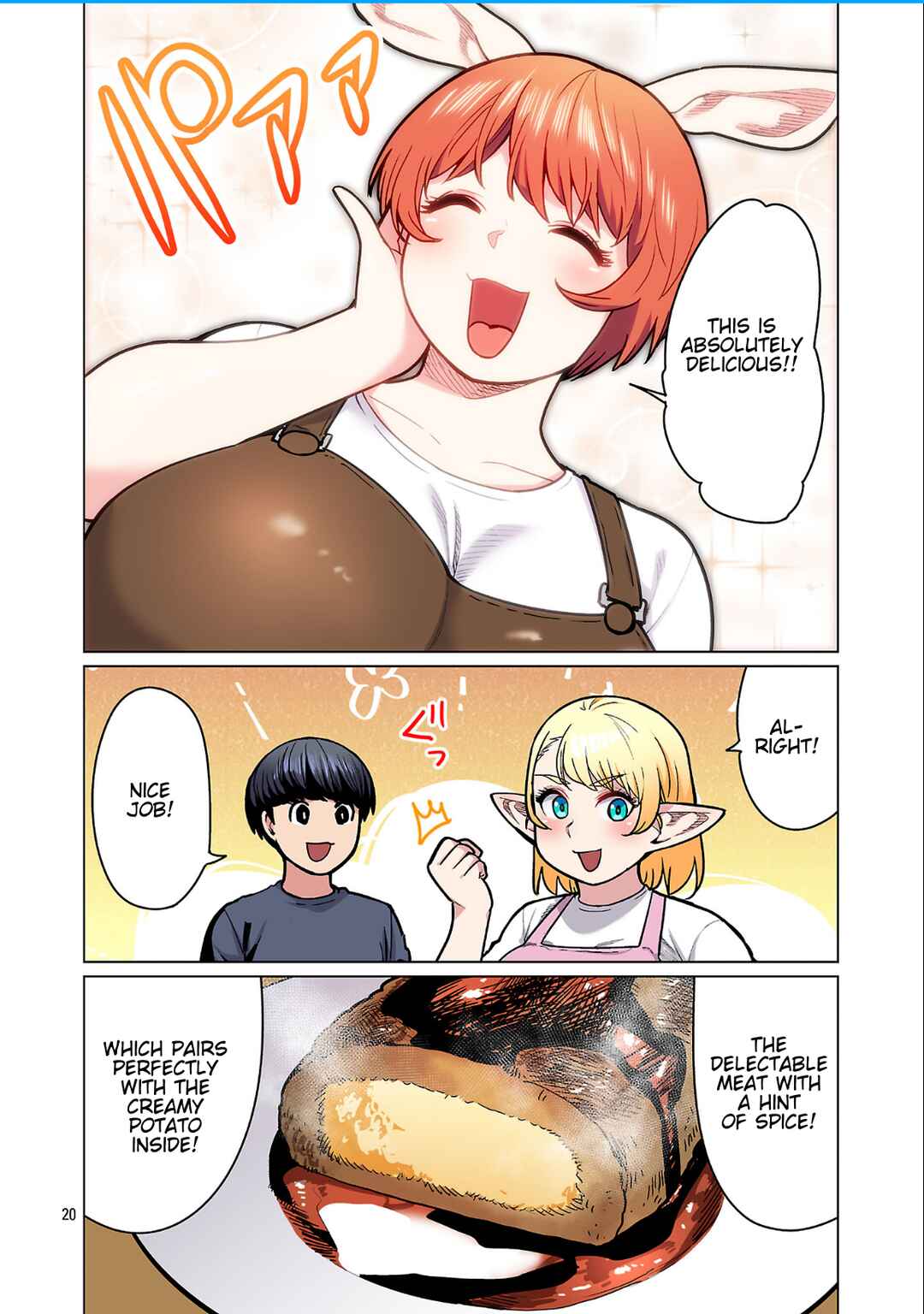 Page 21 Chapter 25 Shin Elf-san wa Yaserarenai. (Official Colored)