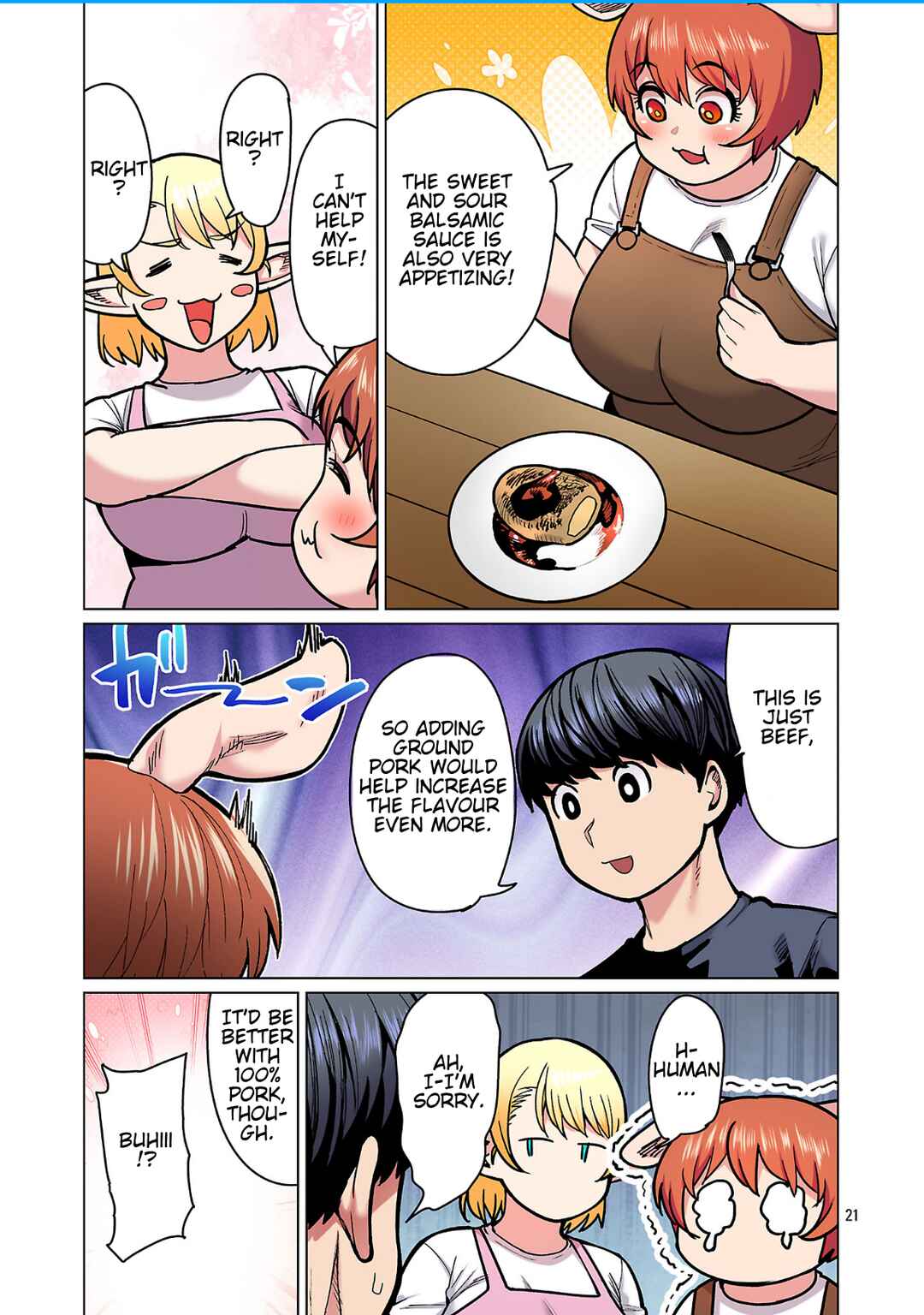 Page 22 Chapter 25 Shin Elf-san wa Yaserarenai. (Official Colored)