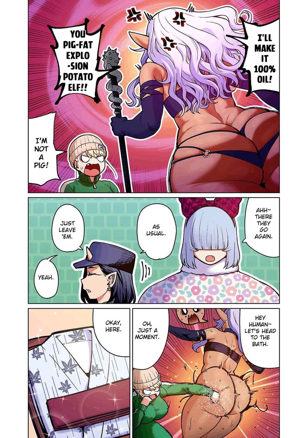 Page 10 Chapter 16 Shin Elf-san wa Yaserarenai. (Official Colored)