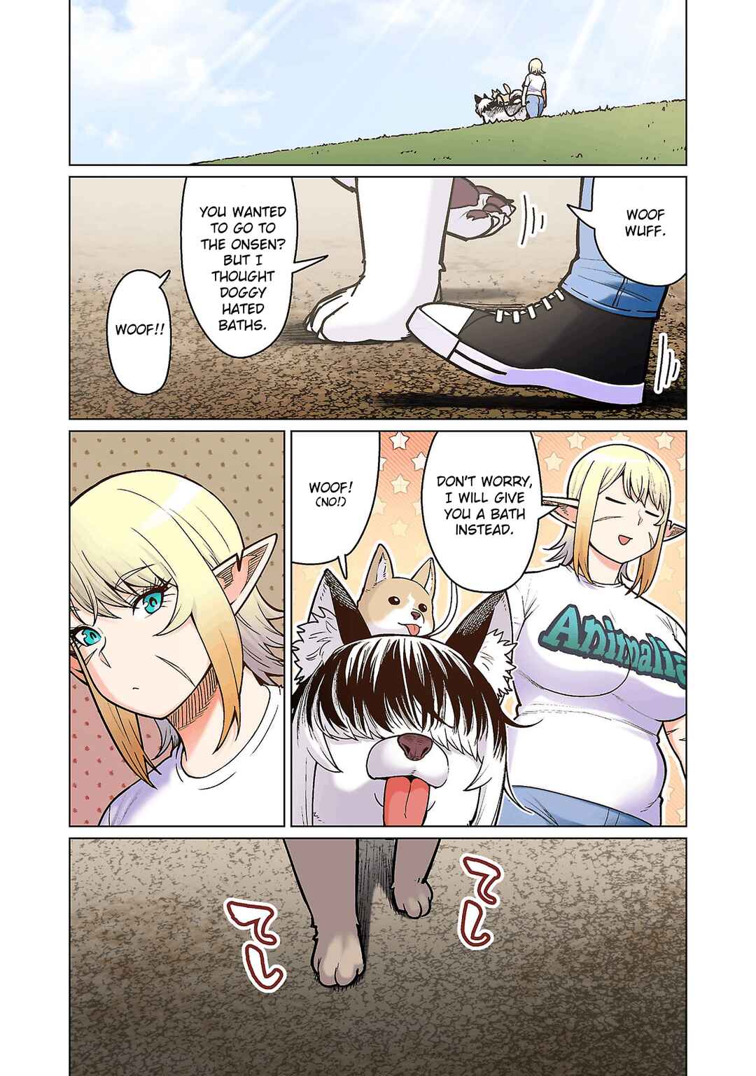 Page 12 Chapter 16 Shin Elf-san wa Yaserarenai. (Official Colored)
