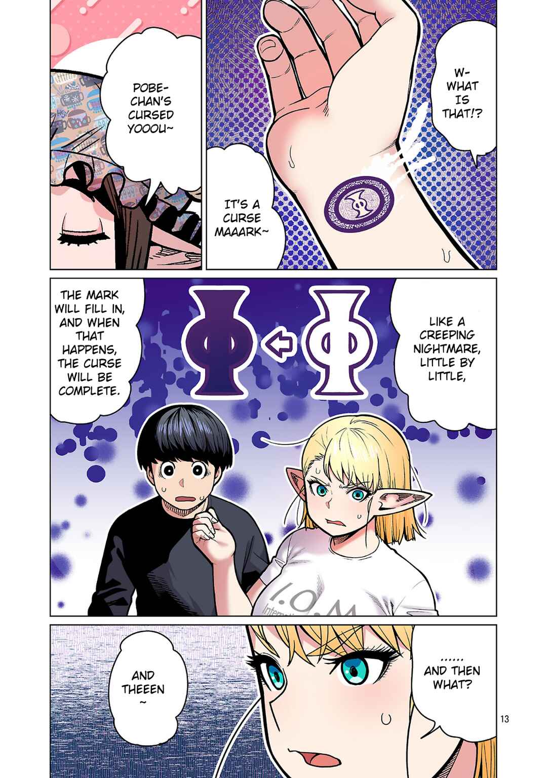 Page 13 Chapter 23 Shin Elf-san wa Yaserarenai. (Official Colored)