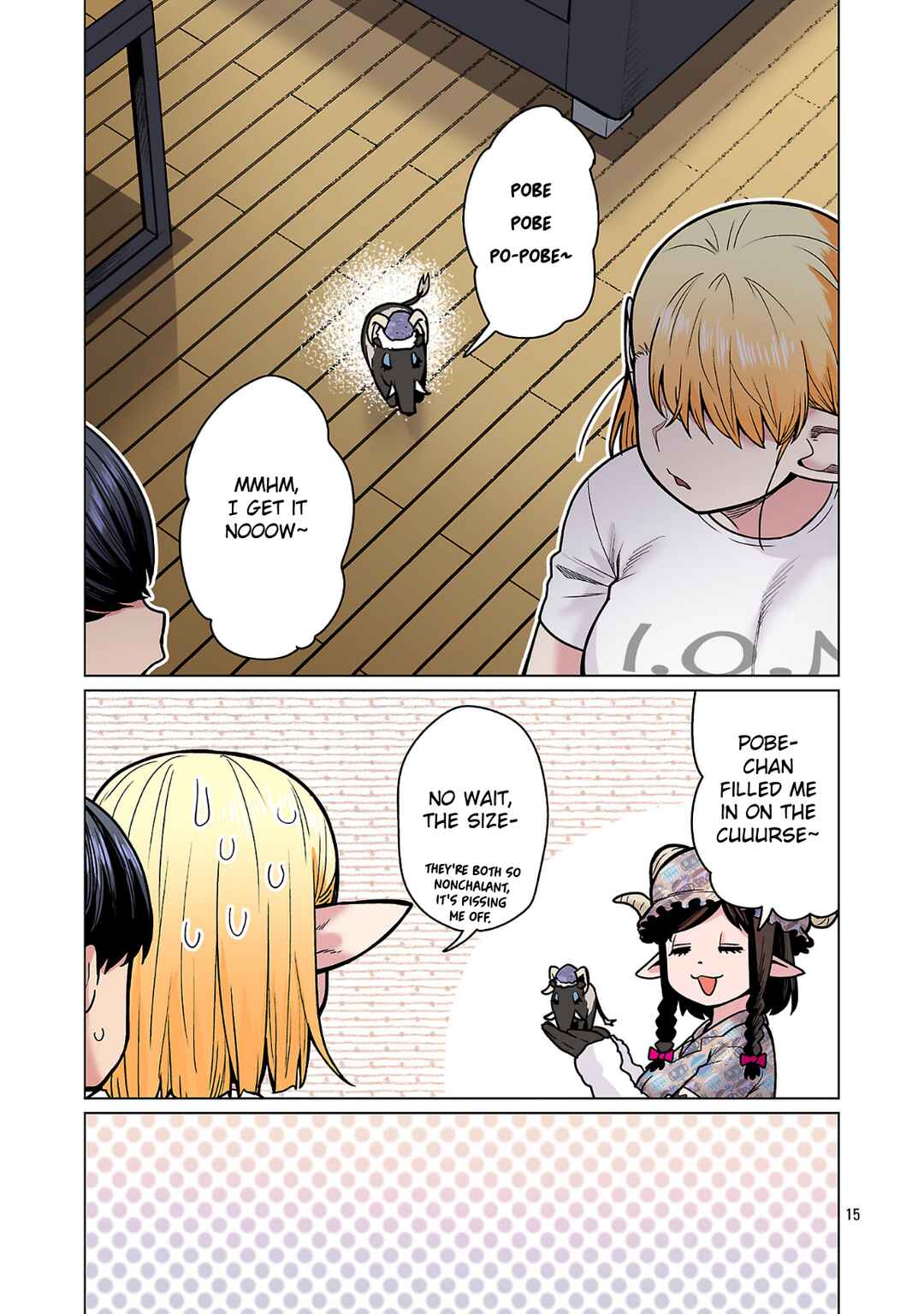 Page 15 Chapter 23 Shin Elf-san wa Yaserarenai. (Official Colored)
