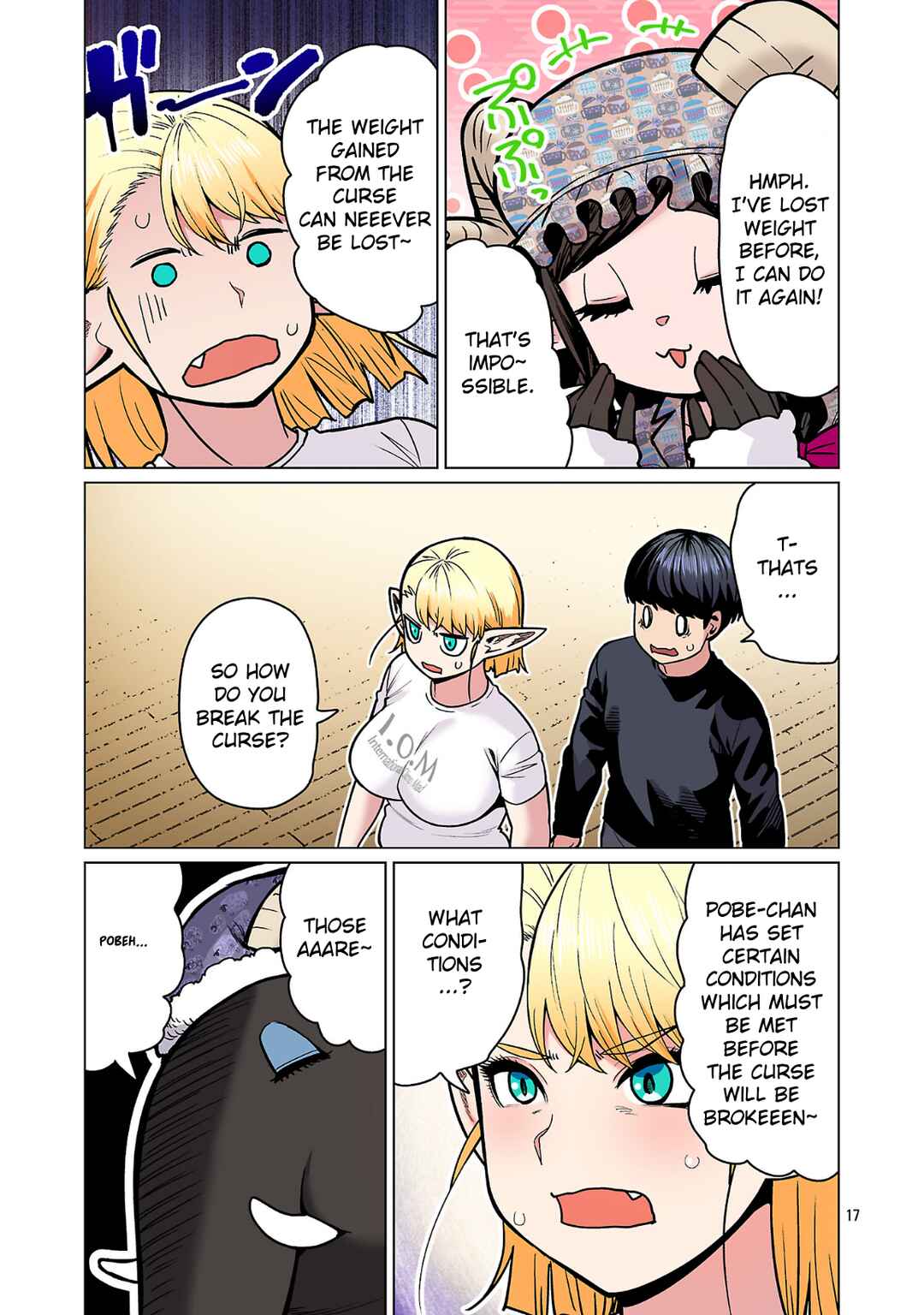 Page 17 Chapter 23 Shin Elf-san wa Yaserarenai. (Official Colored)
