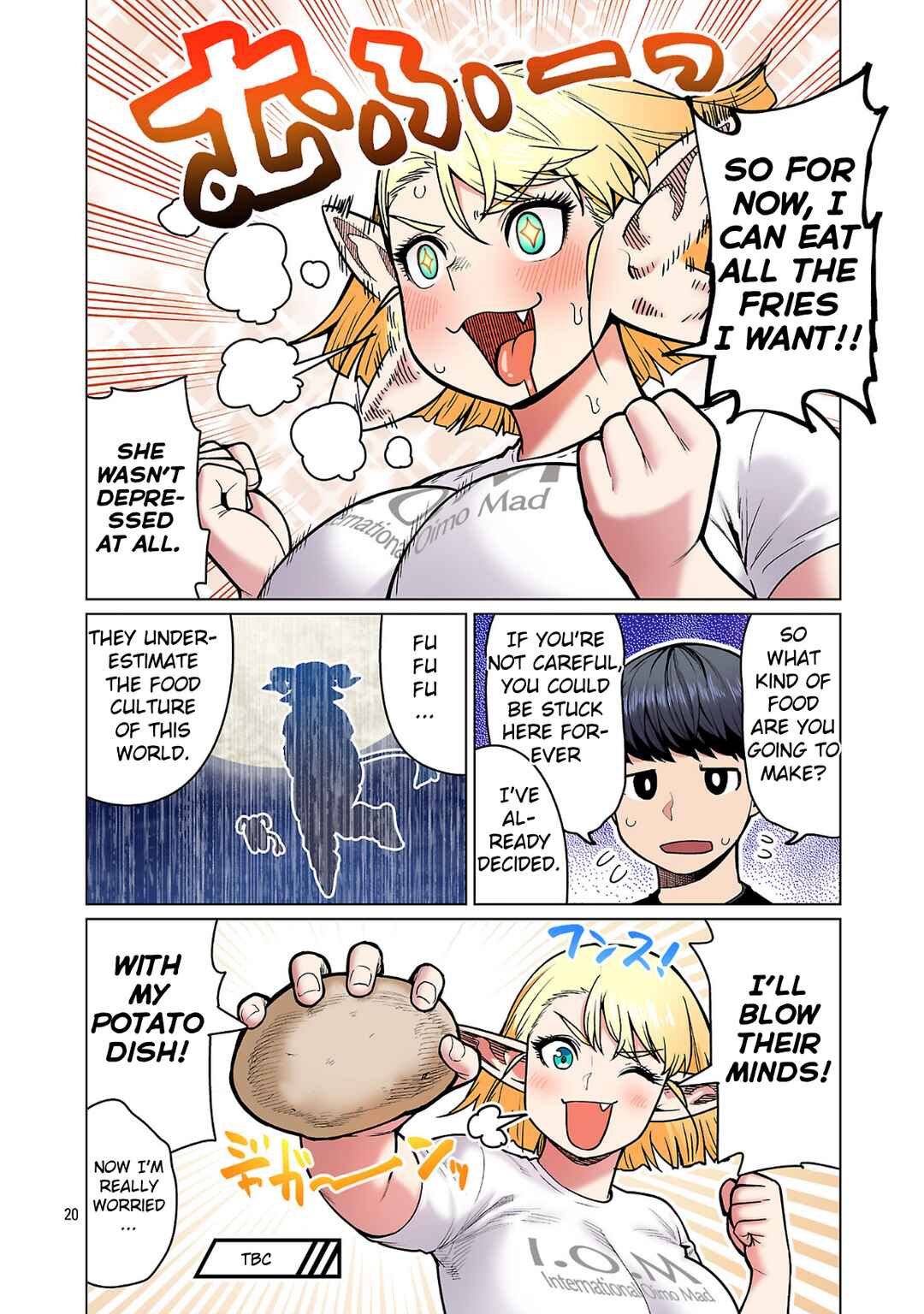 Page 20 Chapter 23 Shin Elf-san wa Yaserarenai. (Official Colored)