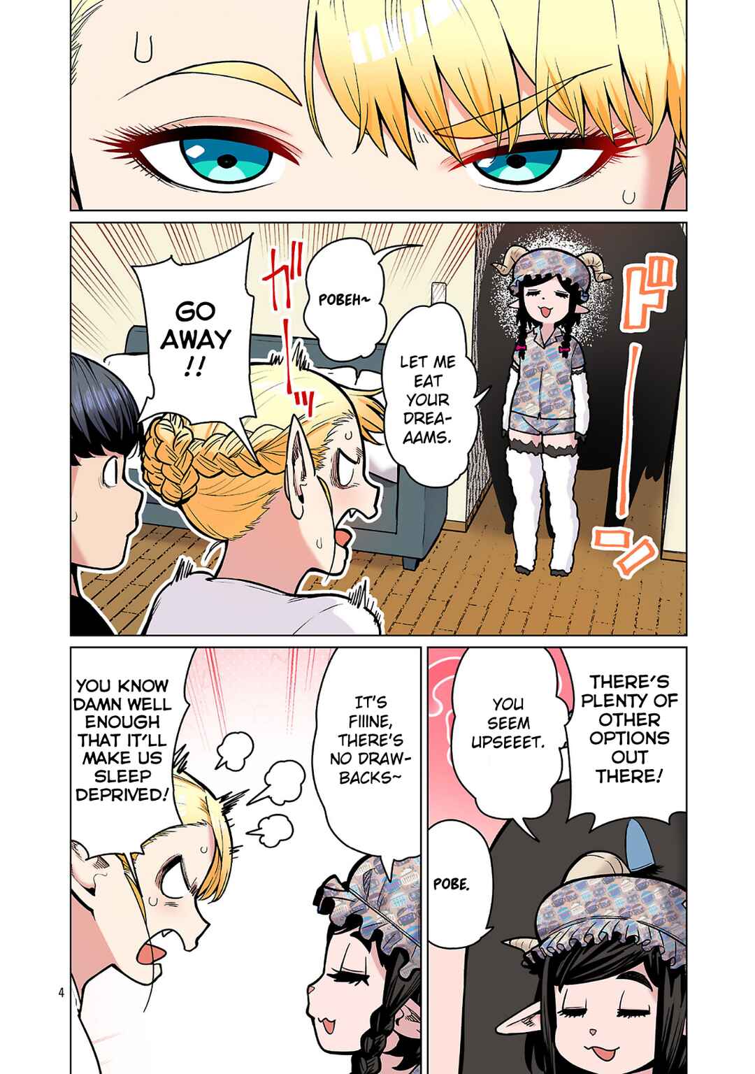 Page 4 Chapter 23 Shin Elf-san wa Yaserarenai. (Official Colored)