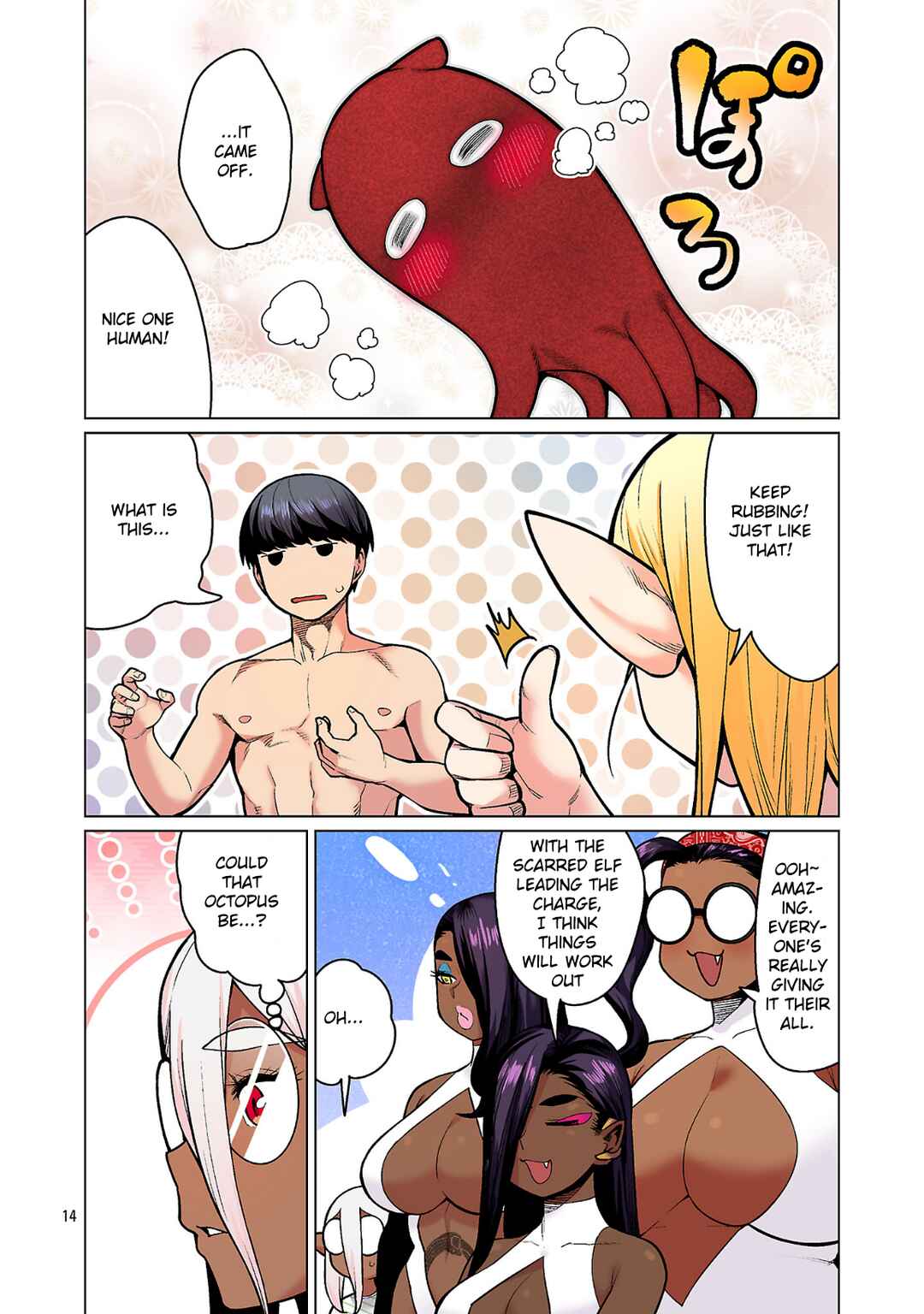 Page 14 Chapter 22 Shin Elf-san wa Yaserarenai. (Official Colored)