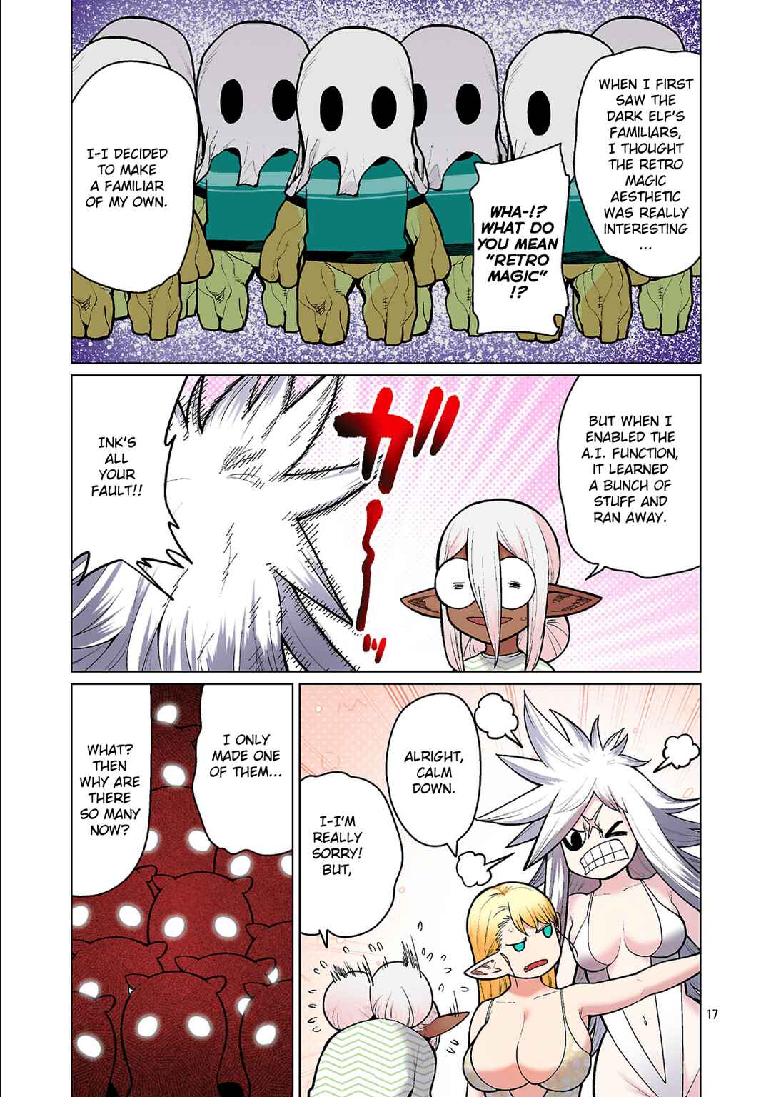 Page 17 Chapter 22 Shin Elf-san wa Yaserarenai. (Official Colored)