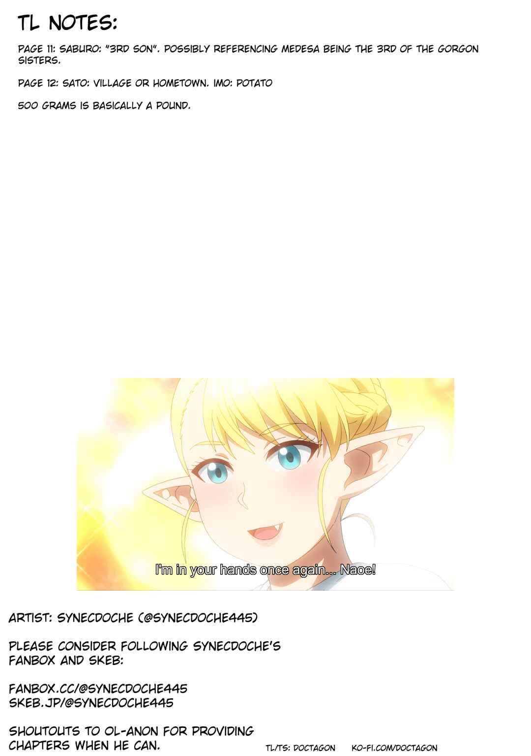 Page 25 Chapter 18 Shin Elf-san wa Yaserarenai. (Official Colored)