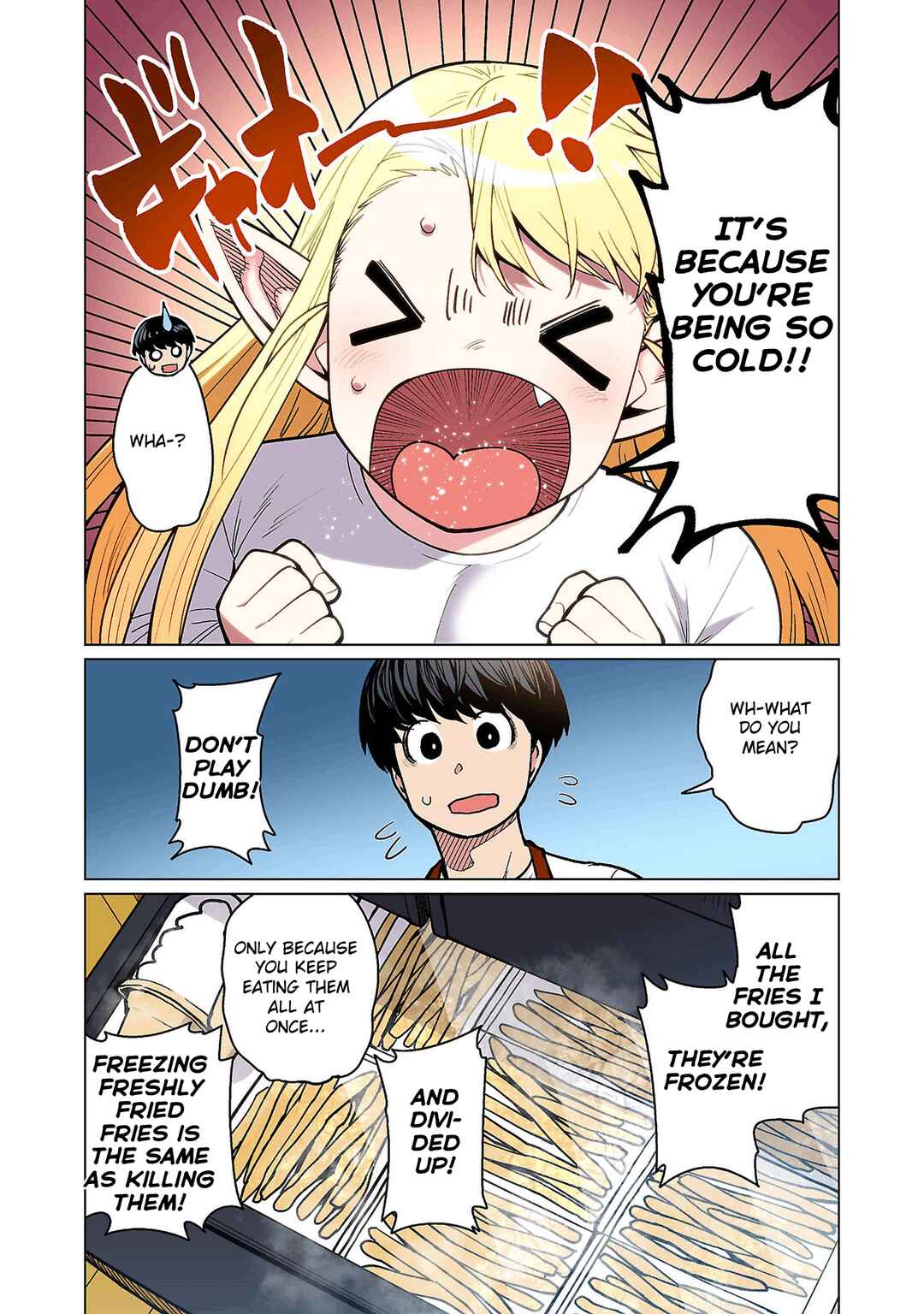 Page 4 Chapter 18 Shin Elf-san wa Yaserarenai. (Official Colored)