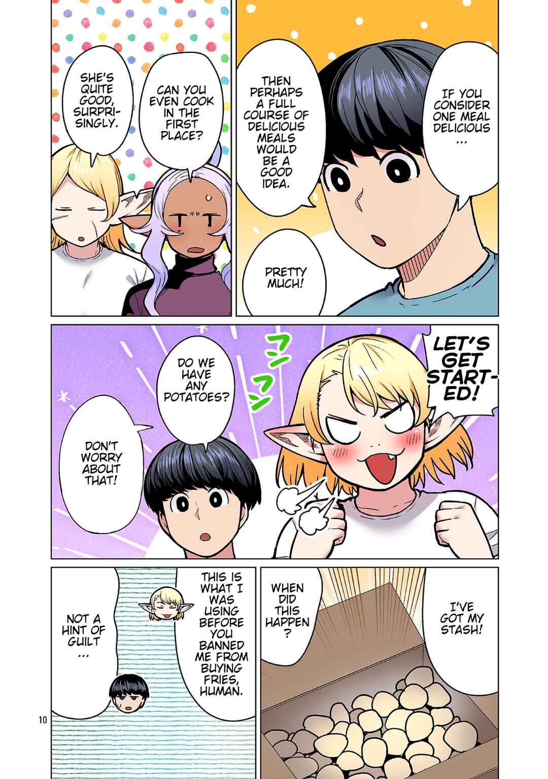 Page 11 Chapter 24 Shin Elf-san wa Yaserarenai. (Official Colored)