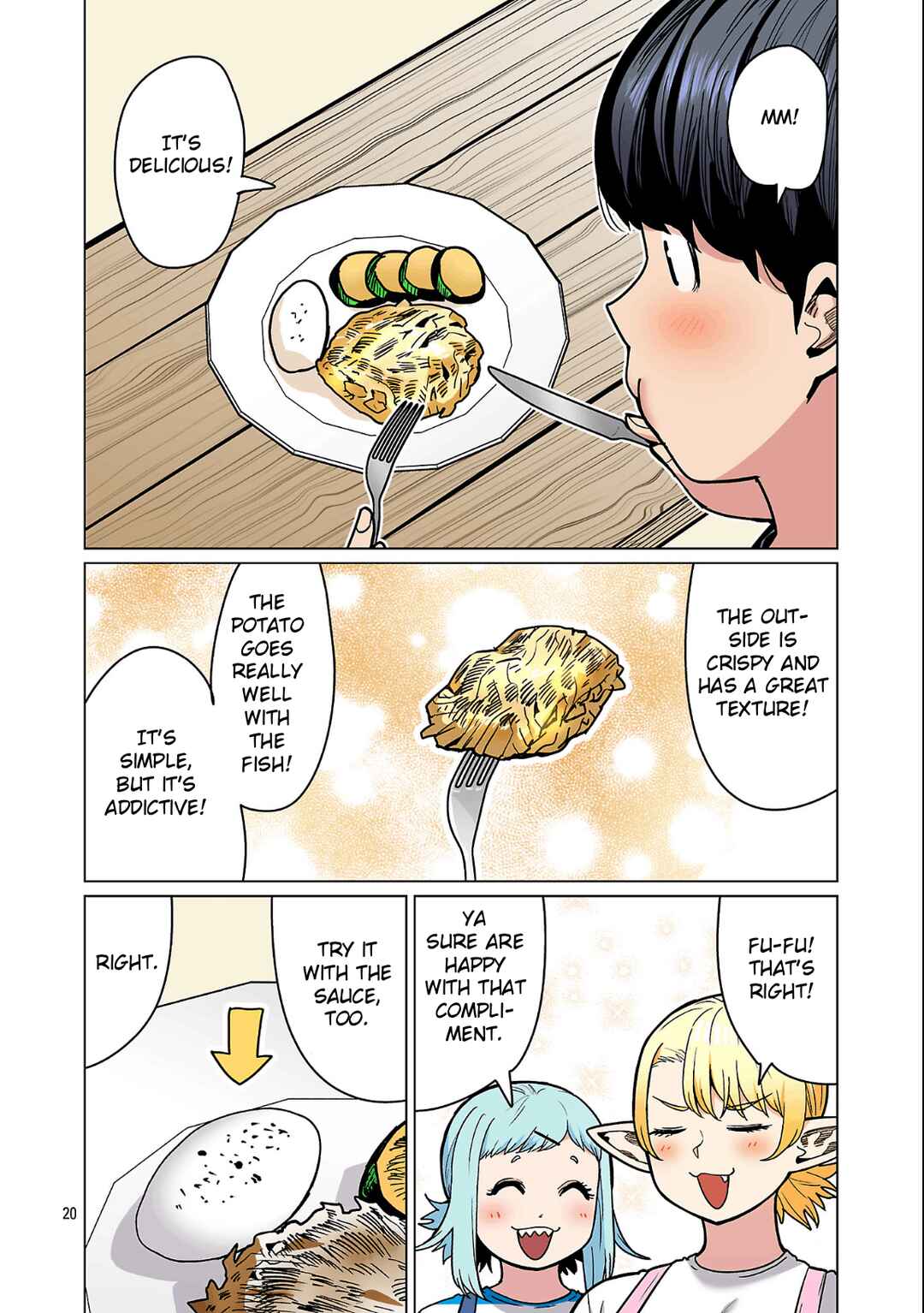 Page 21 Chapter 26 Shin Elf-san wa Yaserarenai. (Official Colored)