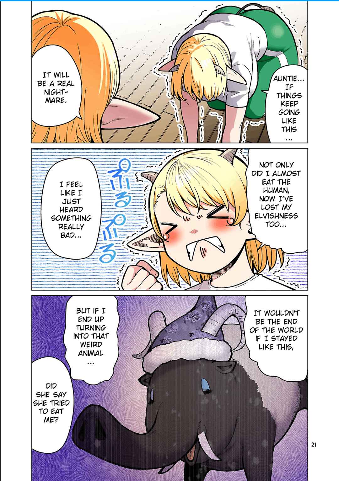 Page 23 Chapter 27 Shin Elf-san wa Yaserarenai. (Official Colored)