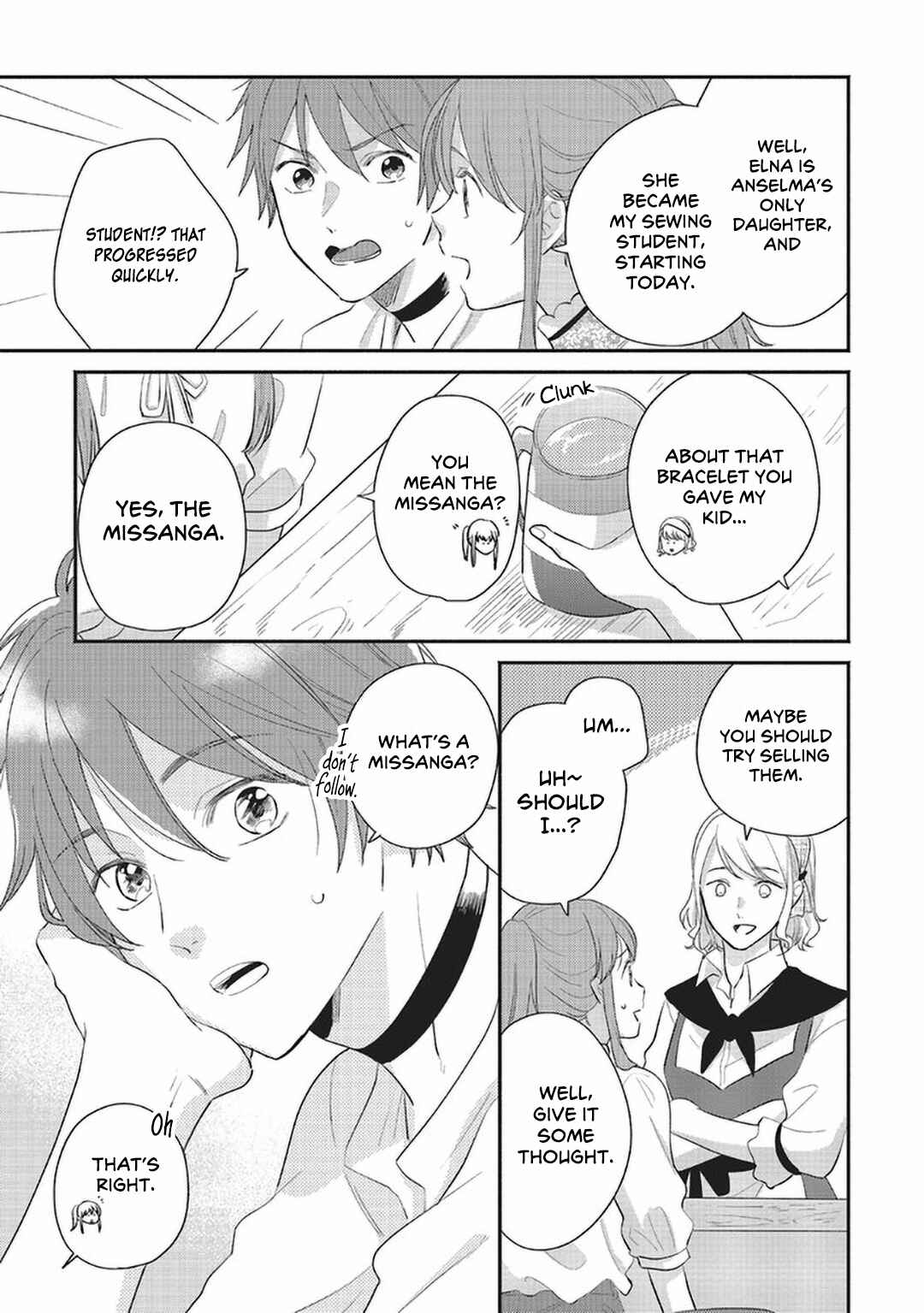 Page 15 Chapter 4 Boukensha no Fuku, Tsukurimasu! ~Isekai de Hajimeru Designer Seikatsu~