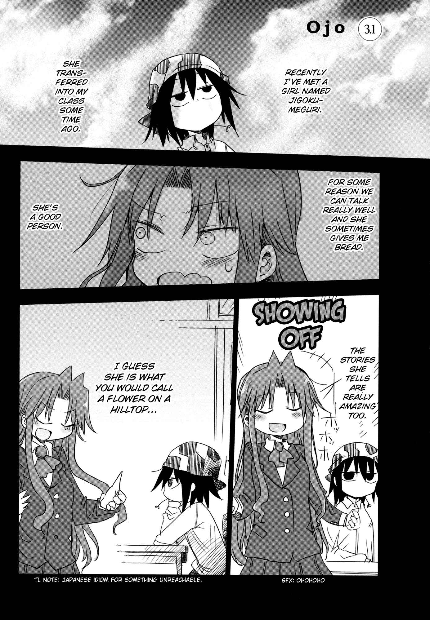 Page 1 Chapter 3.1 Ojojojo
