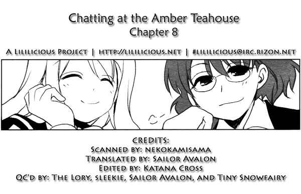 Page 7 Chapter 6 Chatting at the Amber Teahouse