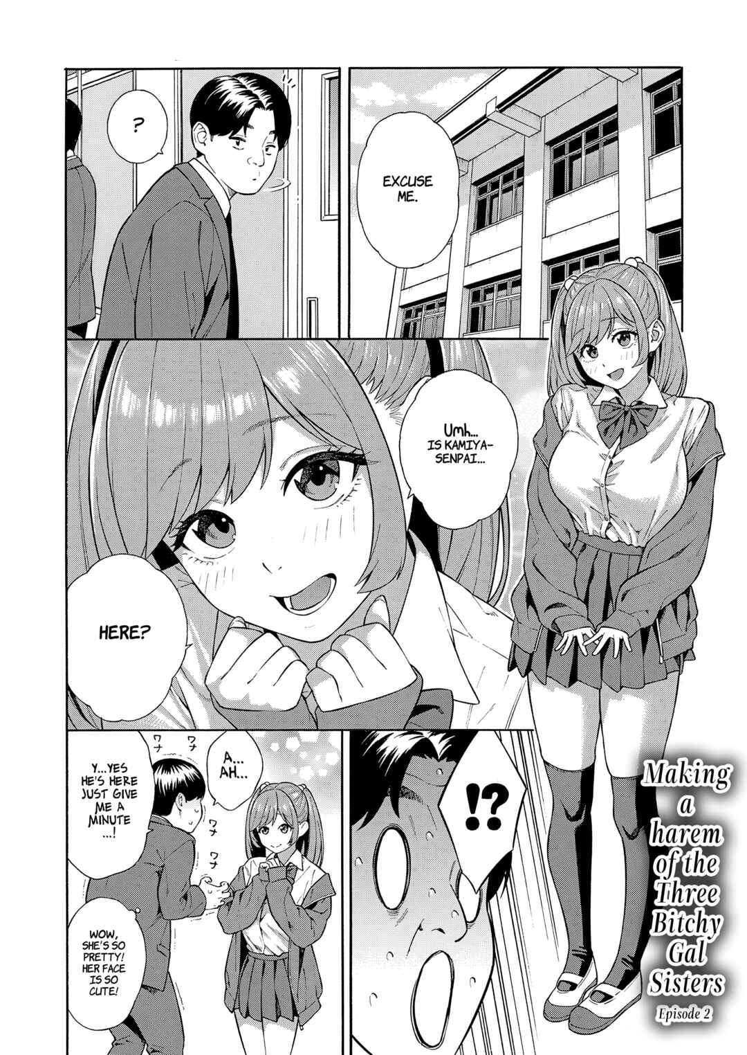 Page 4 Chapter 2 Bitch Gal Sanshimai Harem Sakusei