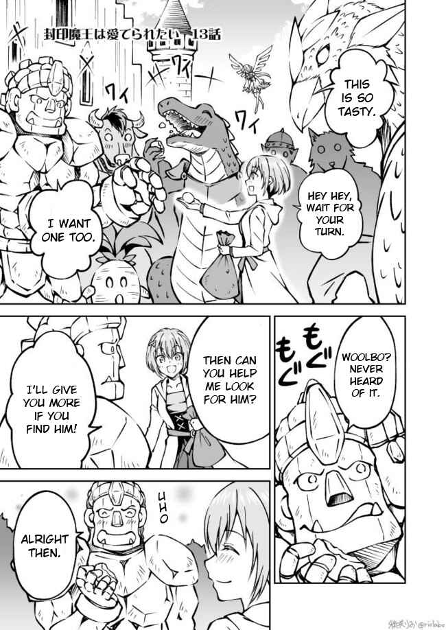 Page 1 Chapter 13 Fuin Maou wa Mederaretai