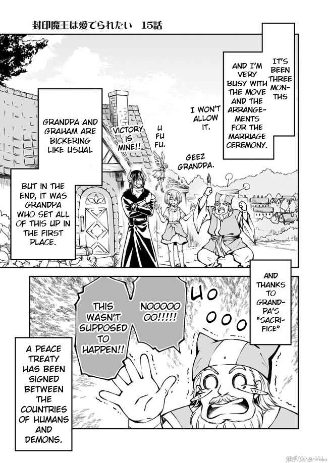 Page 1 Chapter 15 Fuin Maou wa Mederaretai