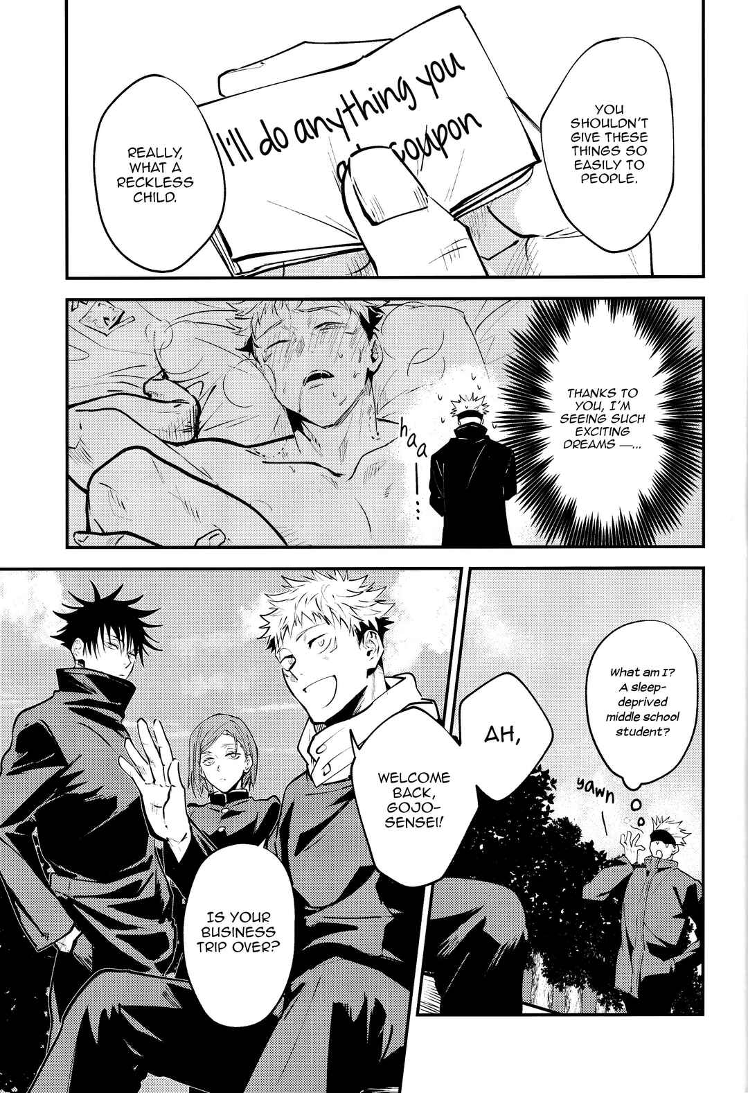 Page 7 Chapter Unknown_e11a Jujutsu Kaisen - Nandemo tte Honto? (Doujinshi)