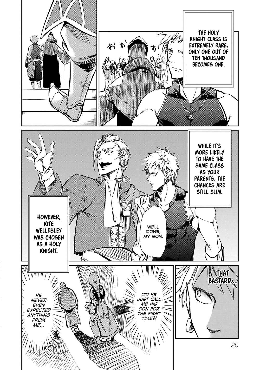 Page 22 Chapter 1 Kurasu ≪Mushoku≫ no Eiyuu-tan ~Koushaku-ka wo Tsuihou Sareta ga, Jitsu wa Nagutta Dake de Sukiru wo Kakutoku Dekiru to Wakari, Tairiku Ichi no Eiyuu ni Noboritsumeru~