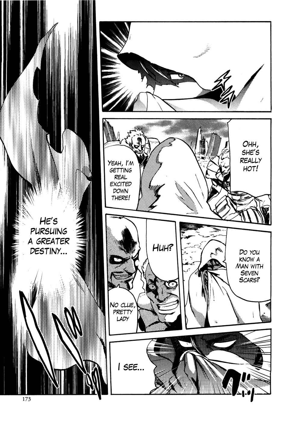 Page 21 Chapter 54 Black and Blue Hungry Wolf - Fist of the North Star: Rei Gaiden