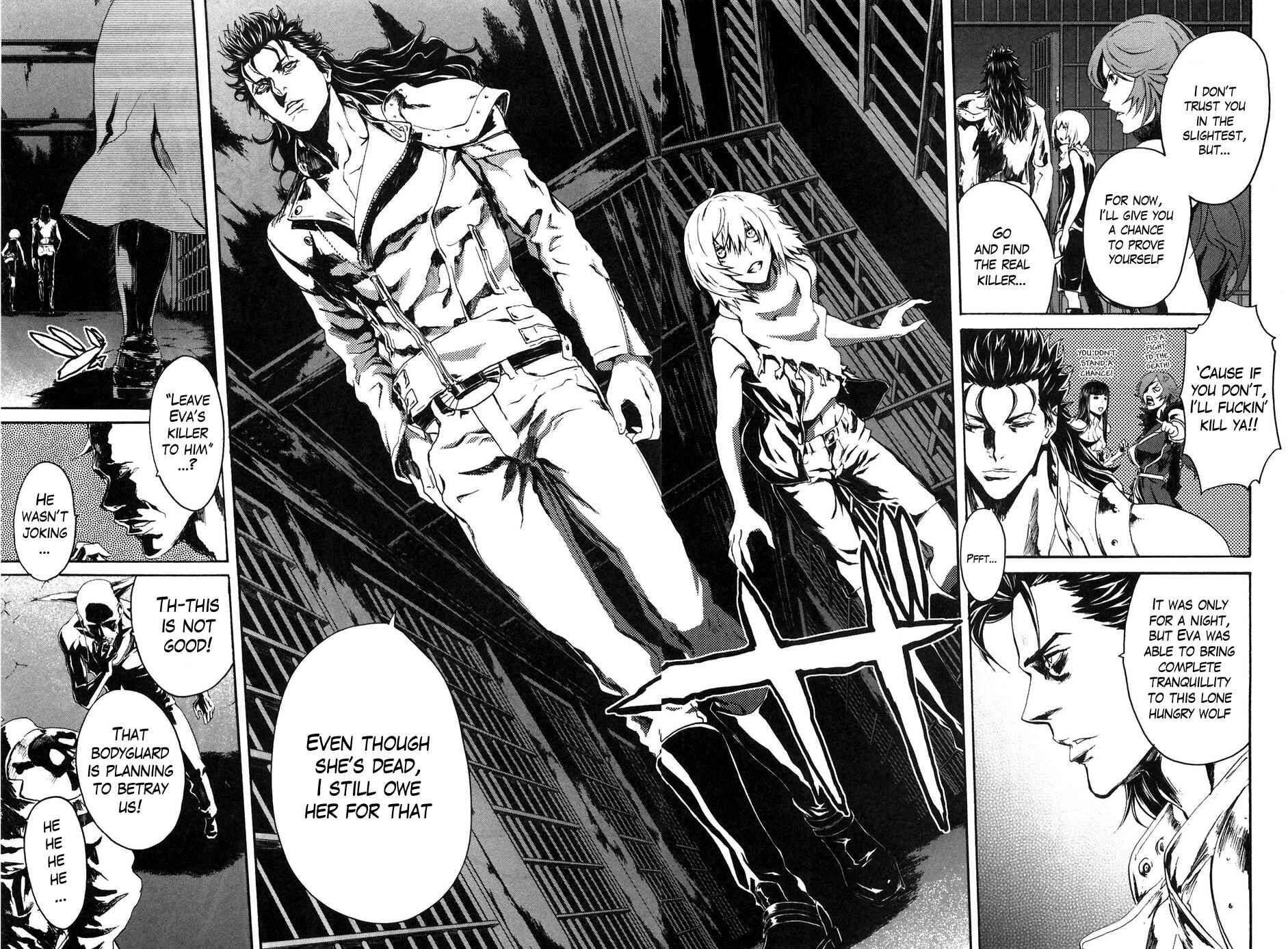 Page 12 Chapter 17 Black and Blue Hungry Wolf - Fist of the North Star: Rei Gaiden