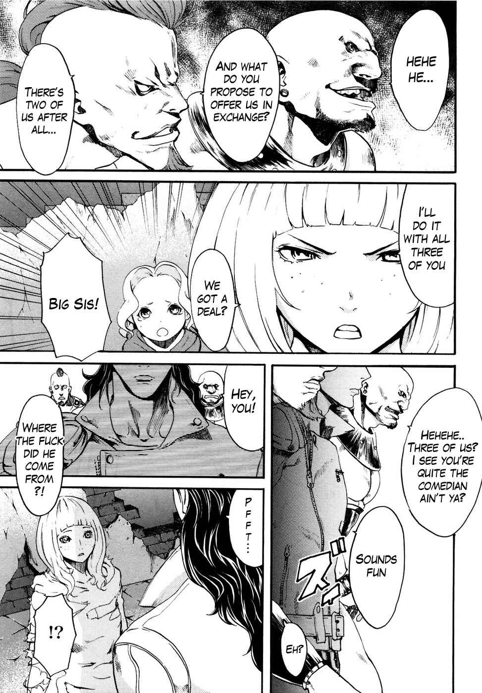 Page 8 Chapter 19 Black and Blue Hungry Wolf - Fist of the North Star: Rei Gaiden