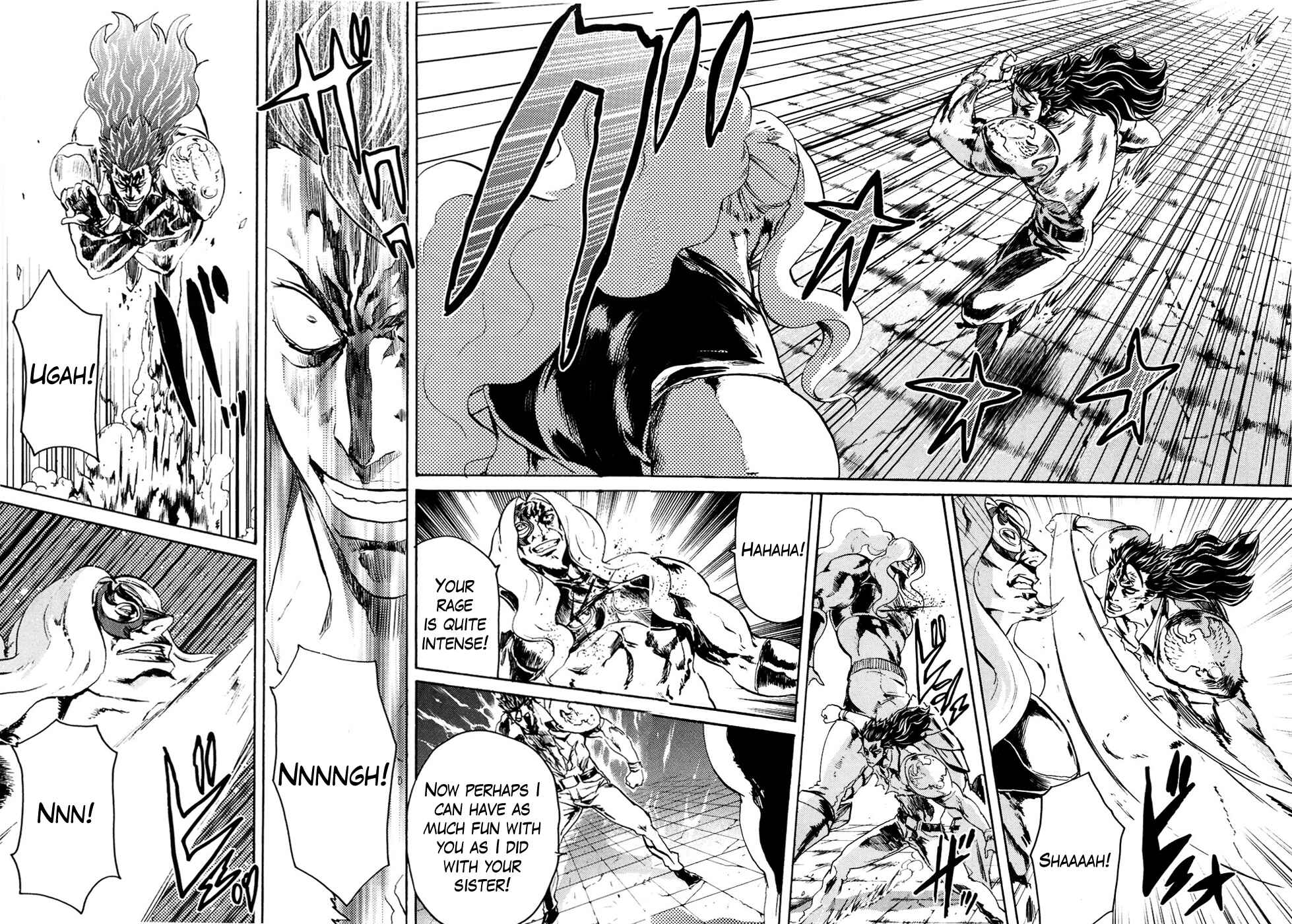 Page 8 Chapter 50 Black and Blue Hungry Wolf - Fist of the North Star: Rei Gaiden