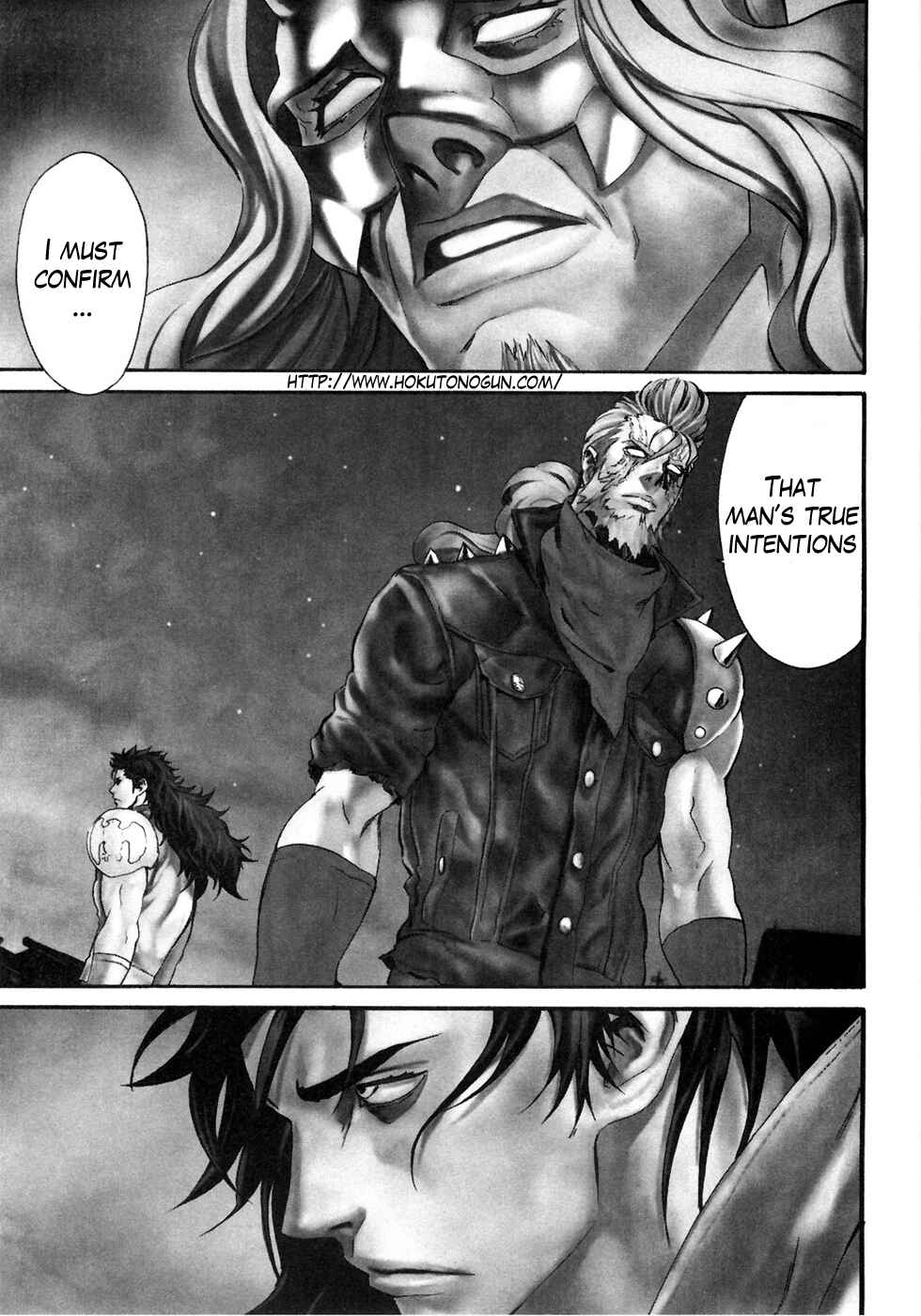 Page 1 Chapter 42 Black and Blue Hungry Wolf - Fist of the North Star: Rei Gaiden