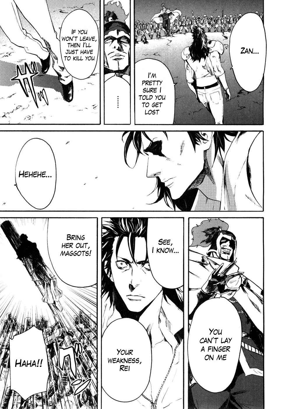 Page 17 Chapter 40 Black and Blue Hungry Wolf - Fist of the North Star: Rei Gaiden
