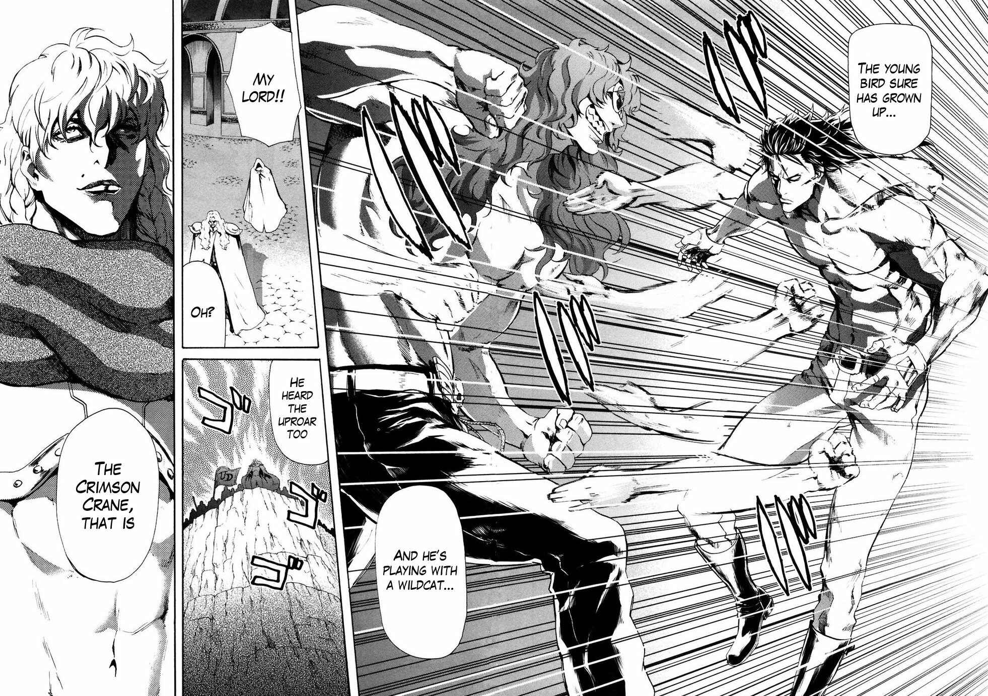 Page 14 Chapter 27 Black and Blue Hungry Wolf - Fist of the North Star: Rei Gaiden