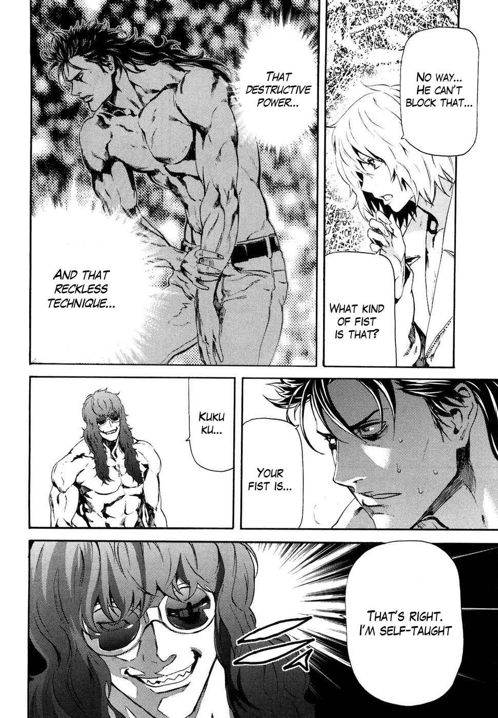 Page 4 Chapter 27 Black and Blue Hungry Wolf - Fist of the North Star: Rei Gaiden