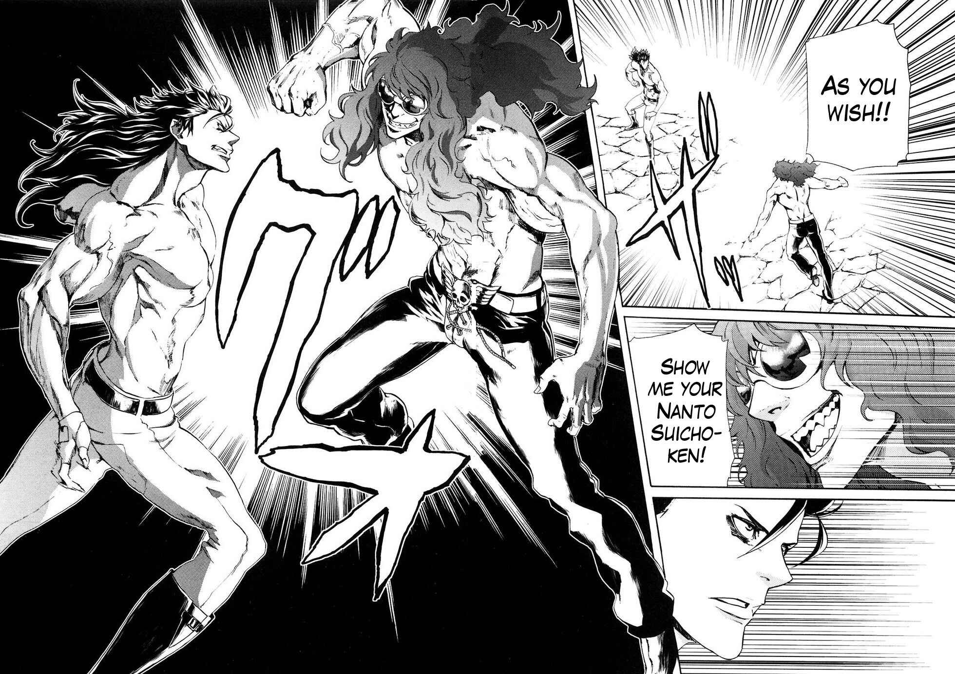 Page 9 Chapter 27 Black and Blue Hungry Wolf - Fist of the North Star: Rei Gaiden